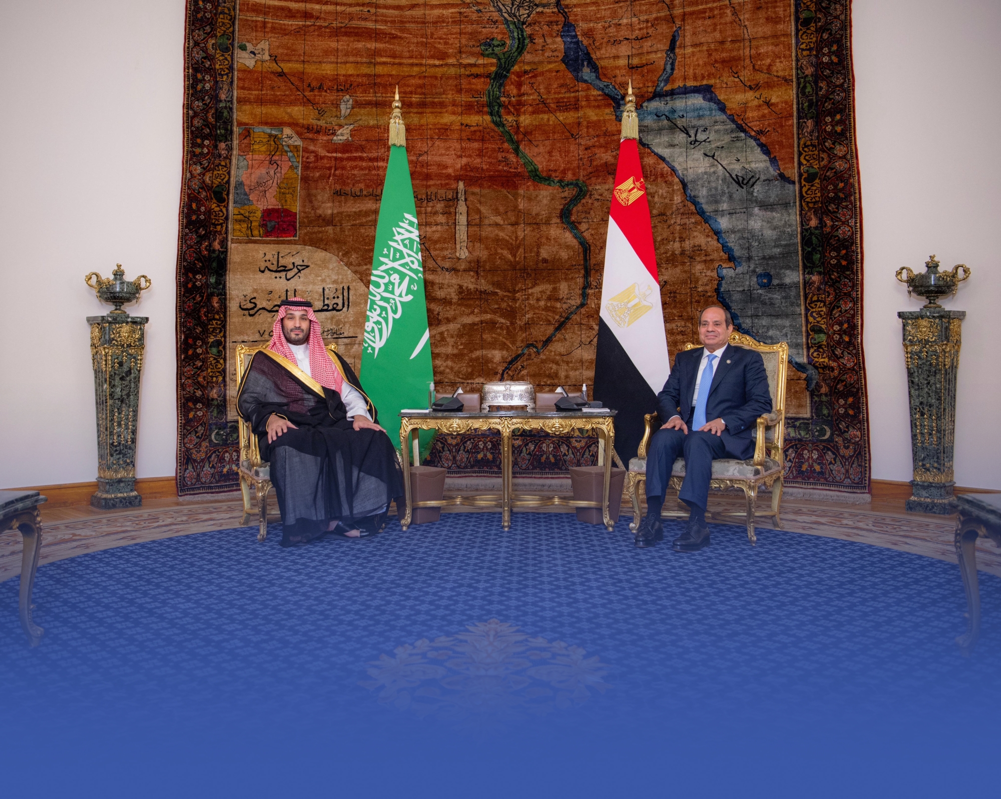 ولي العهد في مصر.. مجلس للتنسيق وحماية للاستثمارات