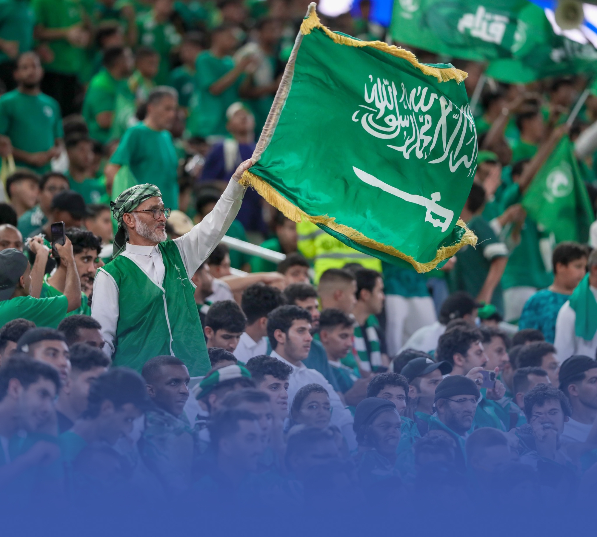 جماهير الأخضر جاهزة في ملعب الجوهرة