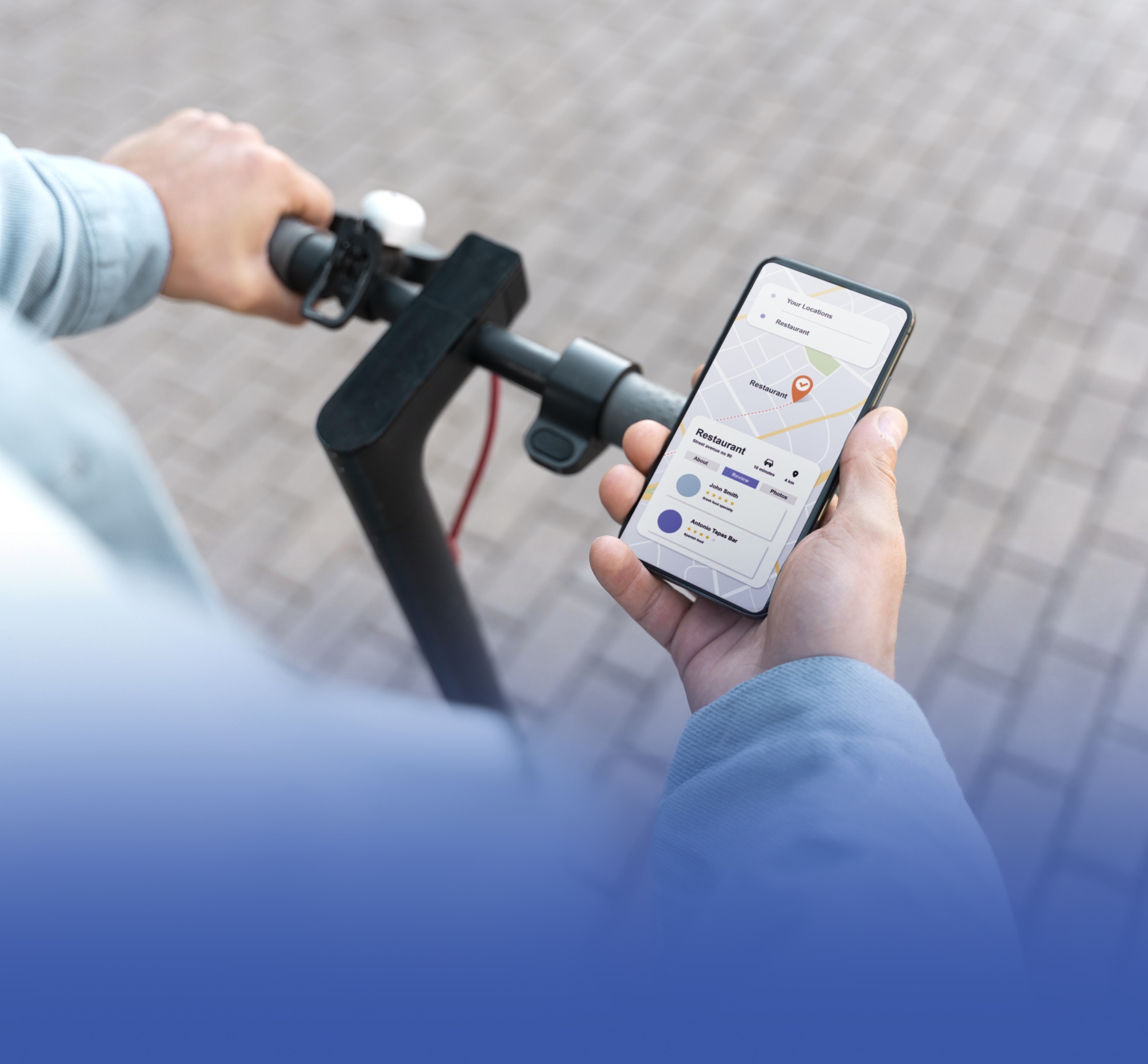 "البلديات" تشترط ربط الدراجات والسكوترات بالخرائط