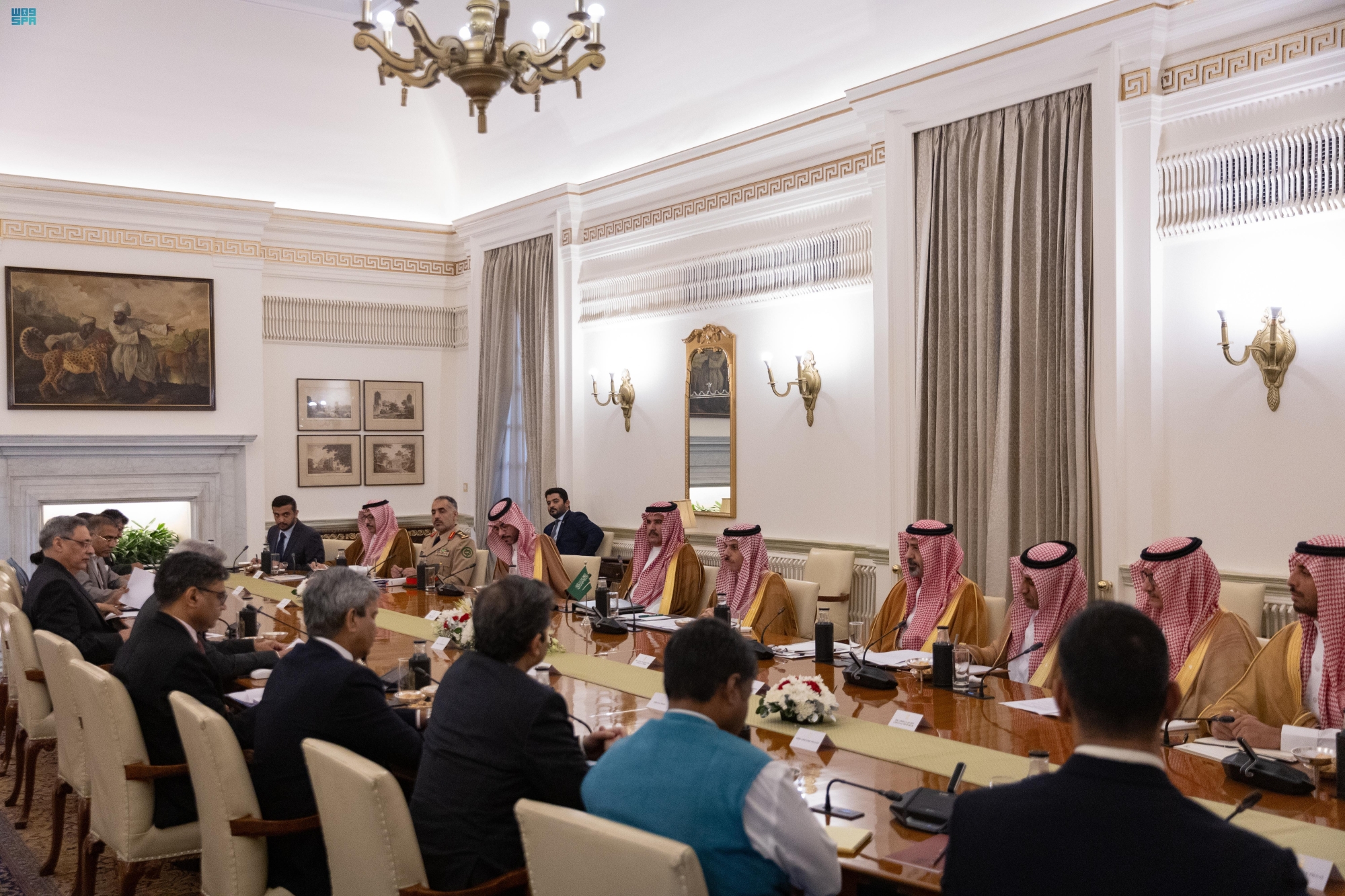 وزير الخارجية ونظيره الهندي يرأسان الاجتماع الثاني للجنة الوزارية المعنية بشؤون السياسة والأمن والشؤون الثقافية والاجتماعية