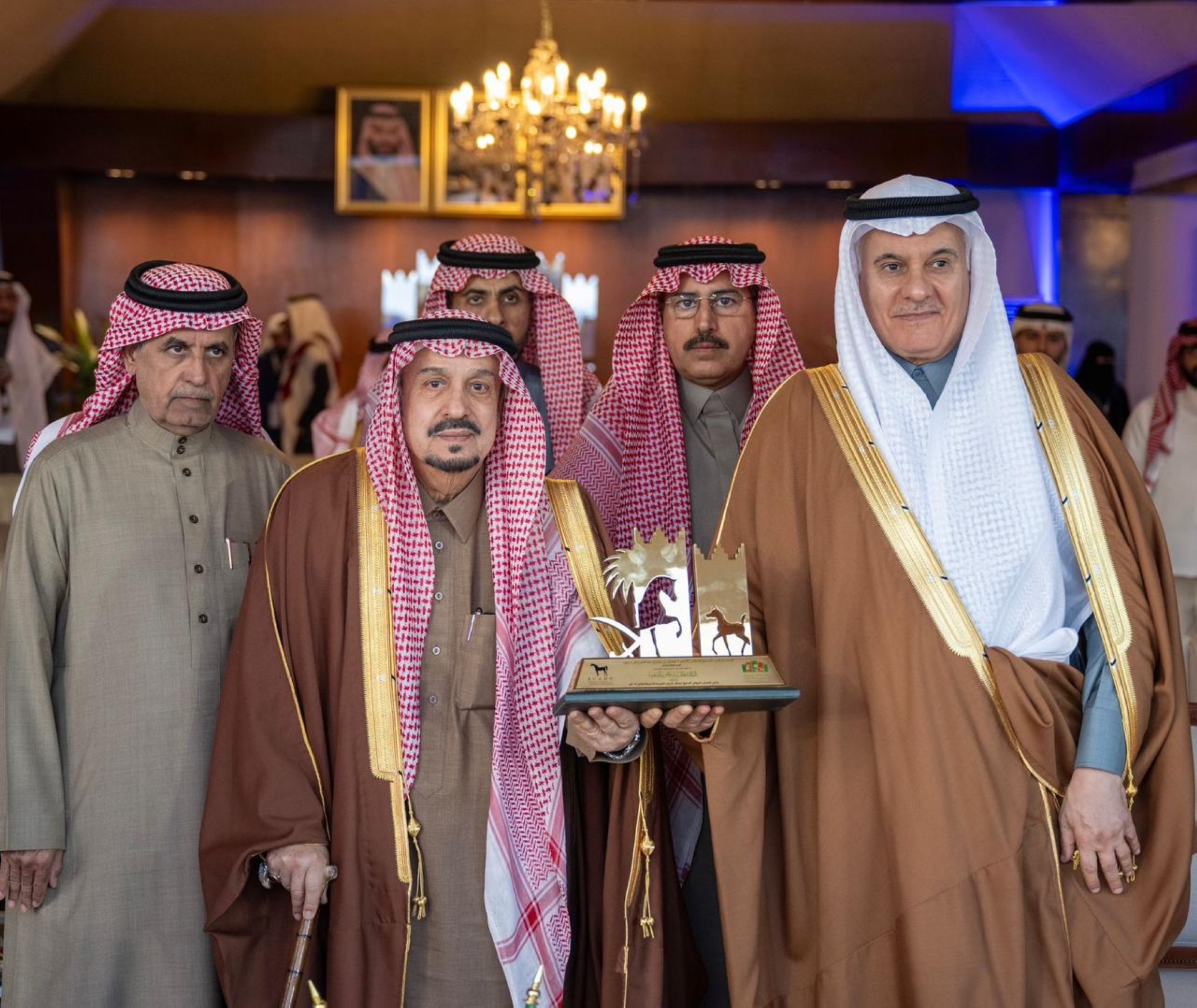 أمير الرياض يحضر حفل ختام العرض الدولي لجمال الخيل العربية