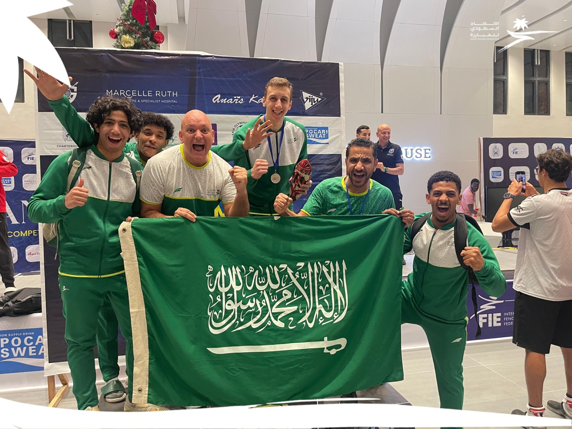اللاعب السعودي حسن عابد يحقق فضية كأس العالم للمبارزة