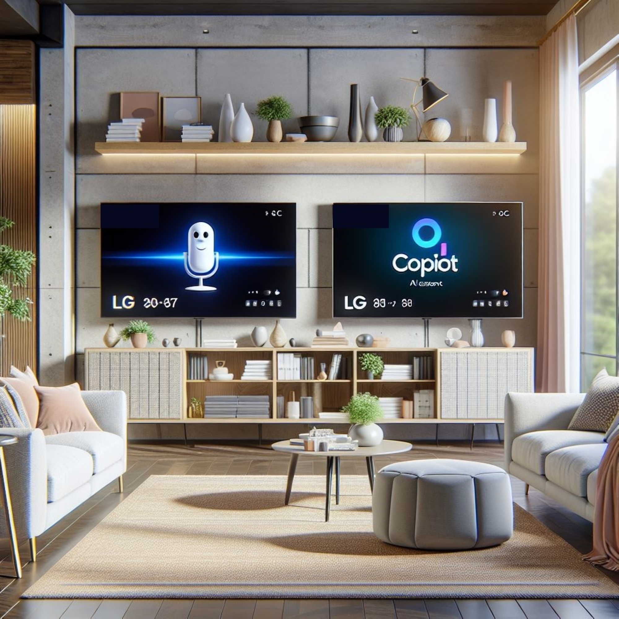 "مايكروسوفت" تدعم تلفازَيْ Samsung وLG بالذكاء الاصطناعي