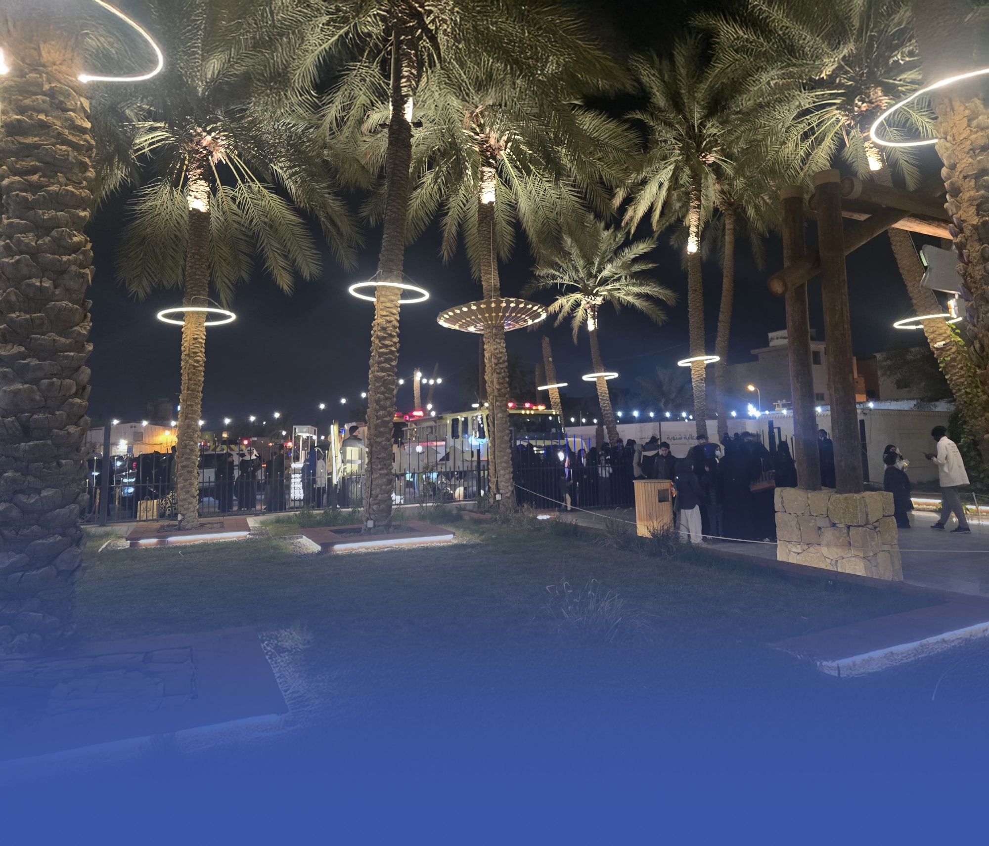 سقوط نخلة على امرأة بمنتجع في بريدة
