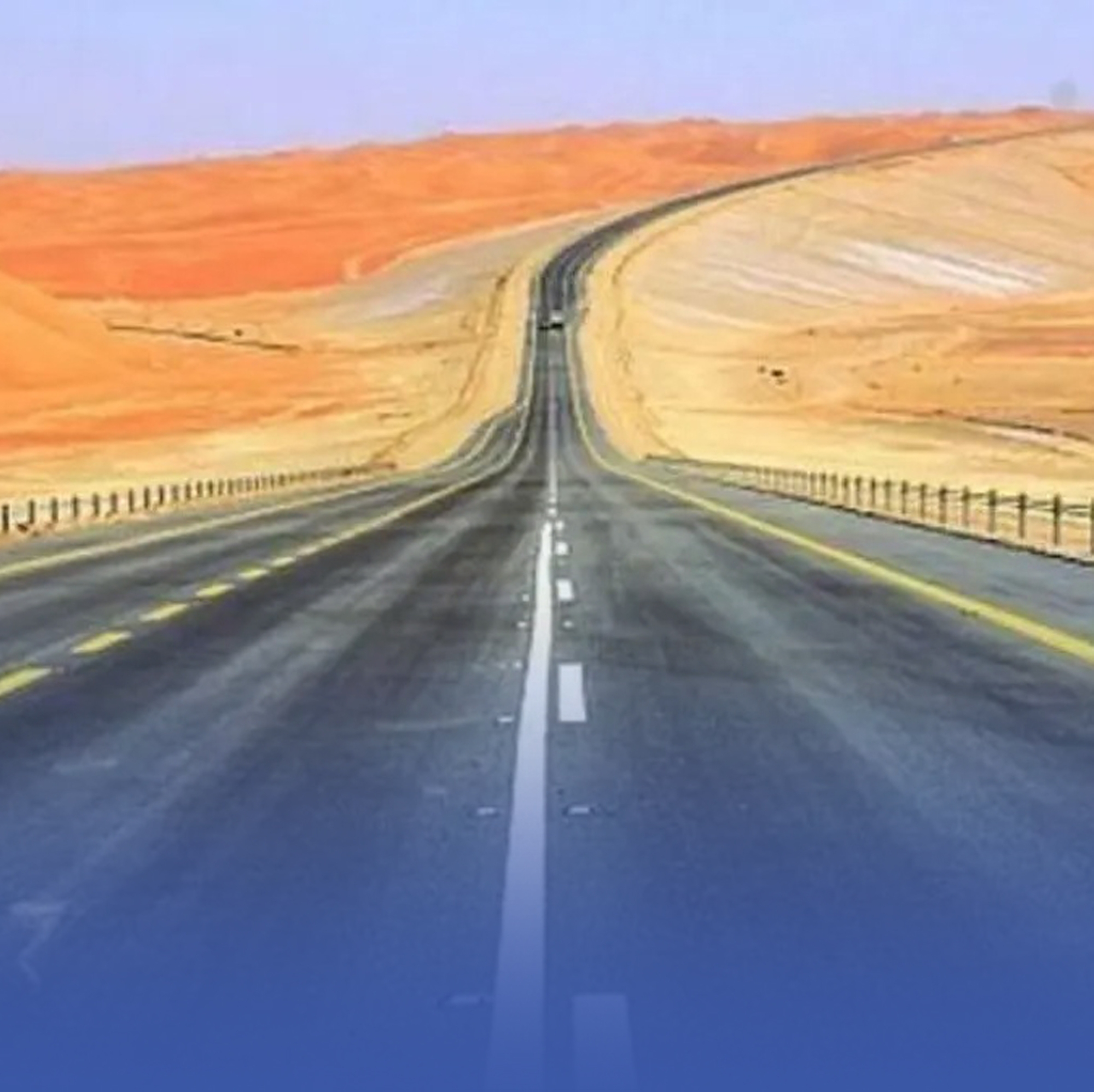تعديل سرعات طريق السعودية - عمان