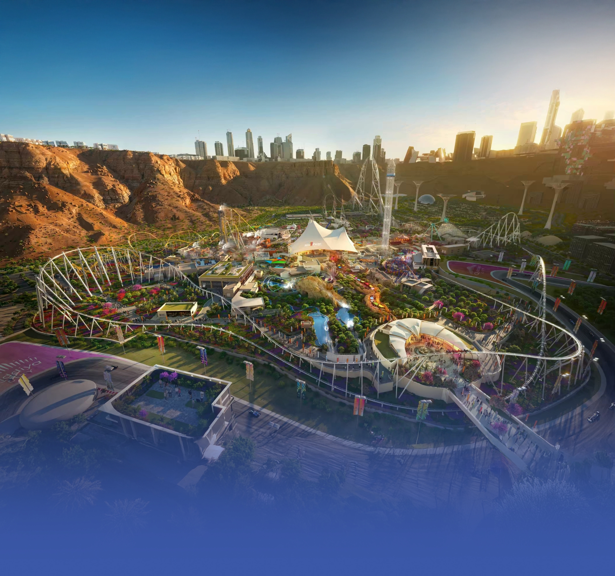 القدية تُوقّع اتفاقيتين لتشغيل متنزهَيْ Six Flags وأكواريبيا