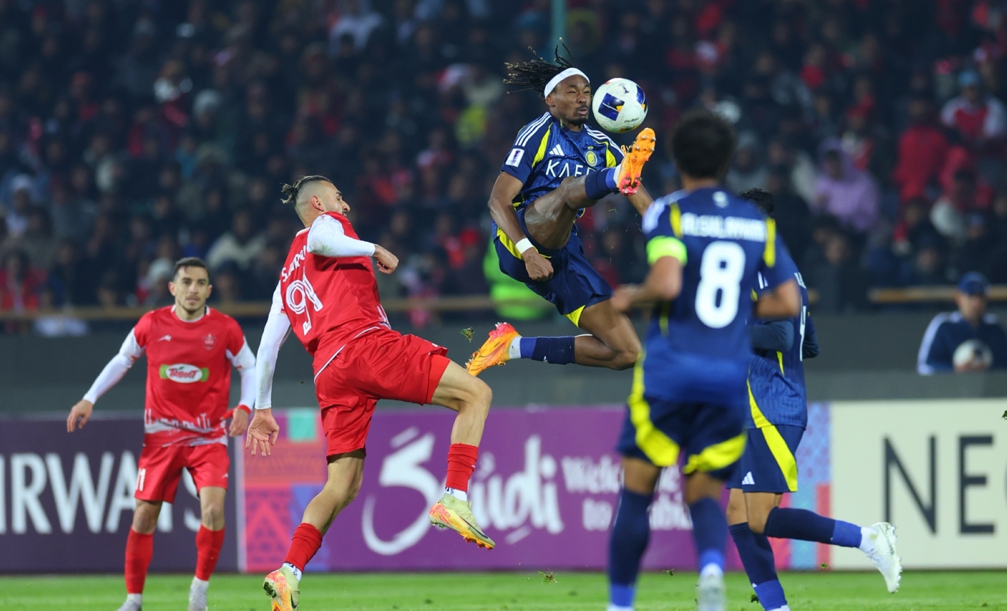النصر يختتم مشواره في مجموعات آسيا بالتعادل مع بيرسبوليس