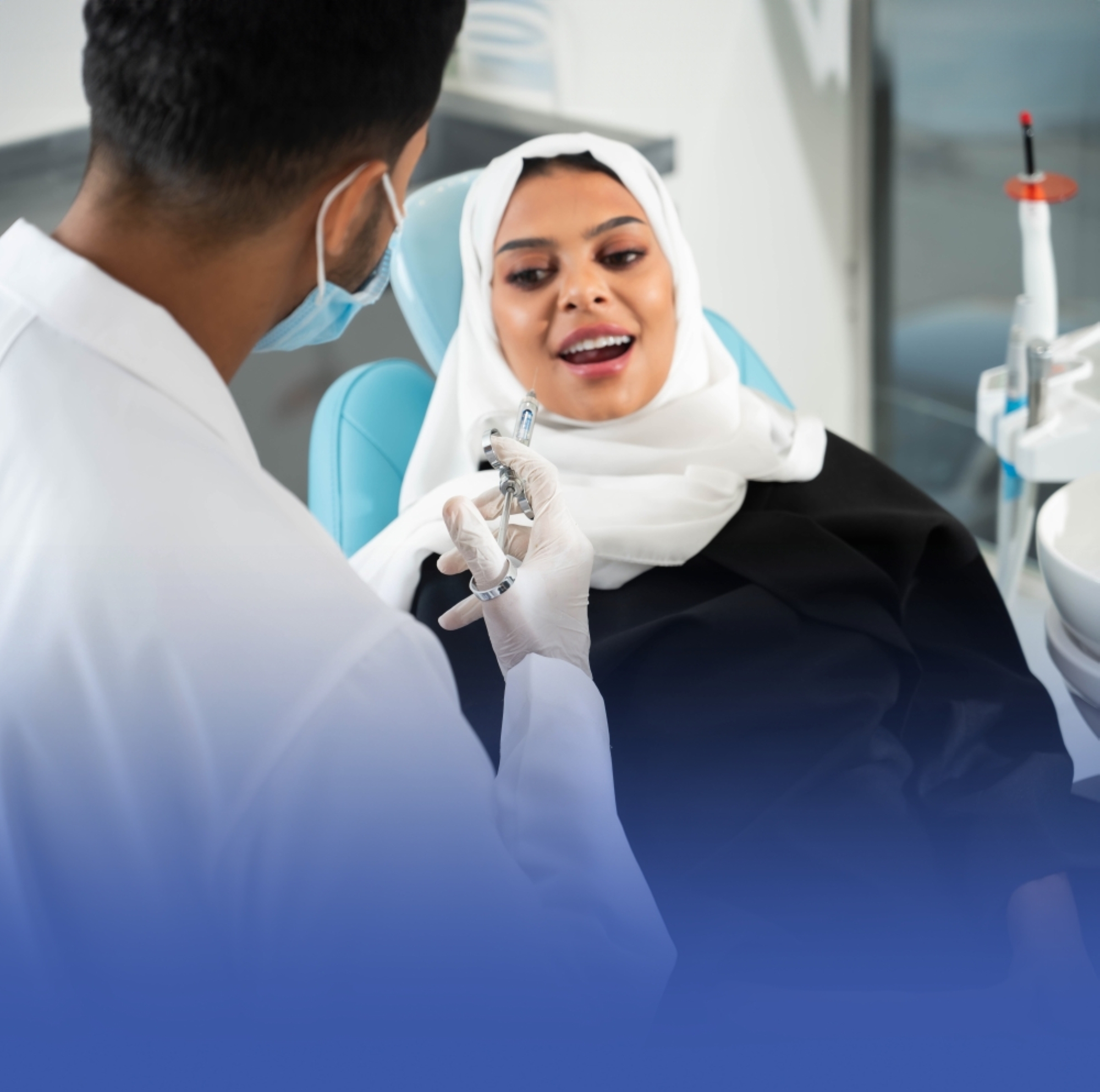 غرفة عمليات لمواعيد الأسنان بالصحة