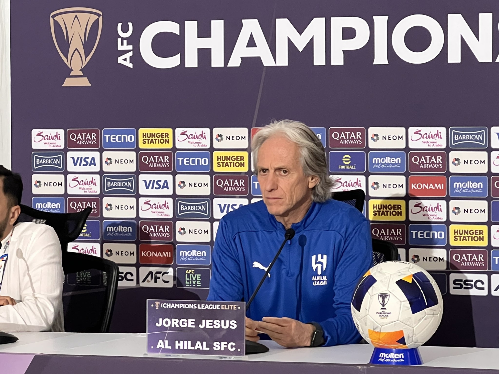 جيسوس: ثلاثي الهلال جاهز لمواجهة باختاكور