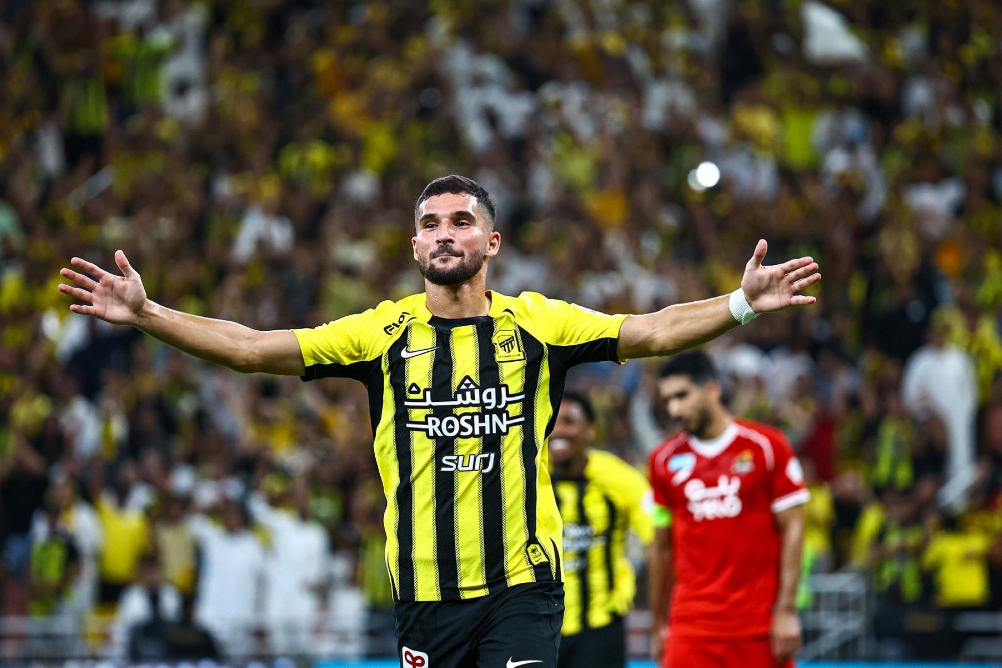 موقف عوار من مباراة الاتحاد والشباب