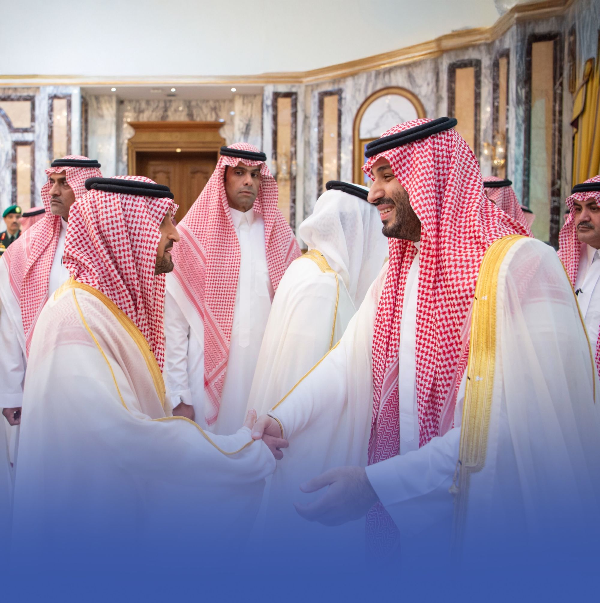 ولي العهد يستقبل الأمراء والعلماء وكبار المسؤولين