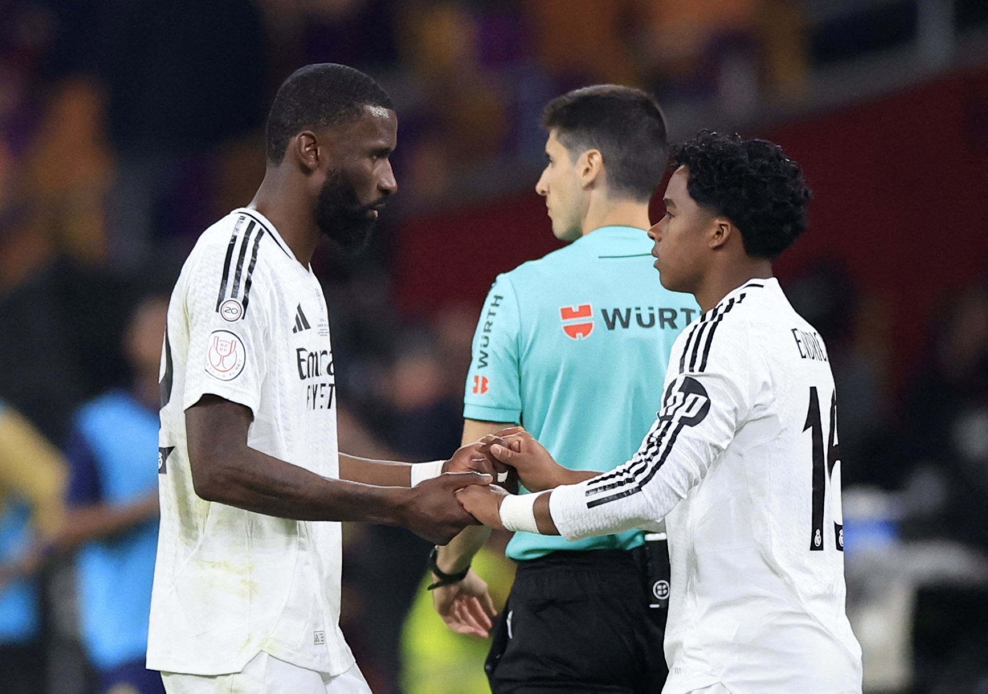 روديجر يعتذر بعد غضبه ضد حكم مباراة ريال مدريد وبرشلونة