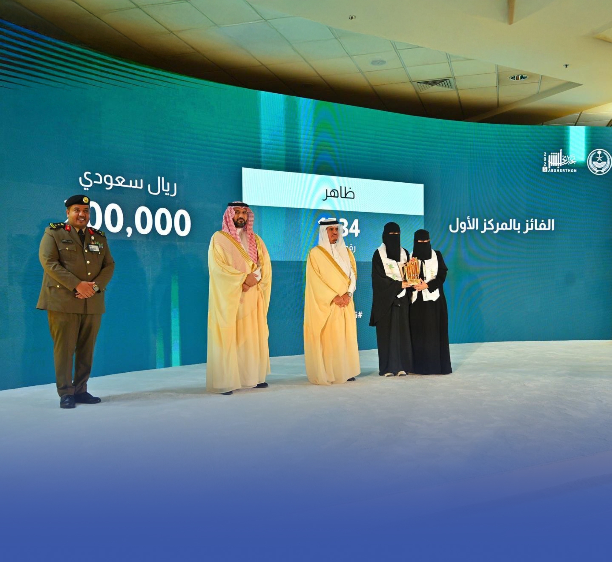 مشروع "ظاهر" يتوَّج بالمركز الأول في تحدي أبشر