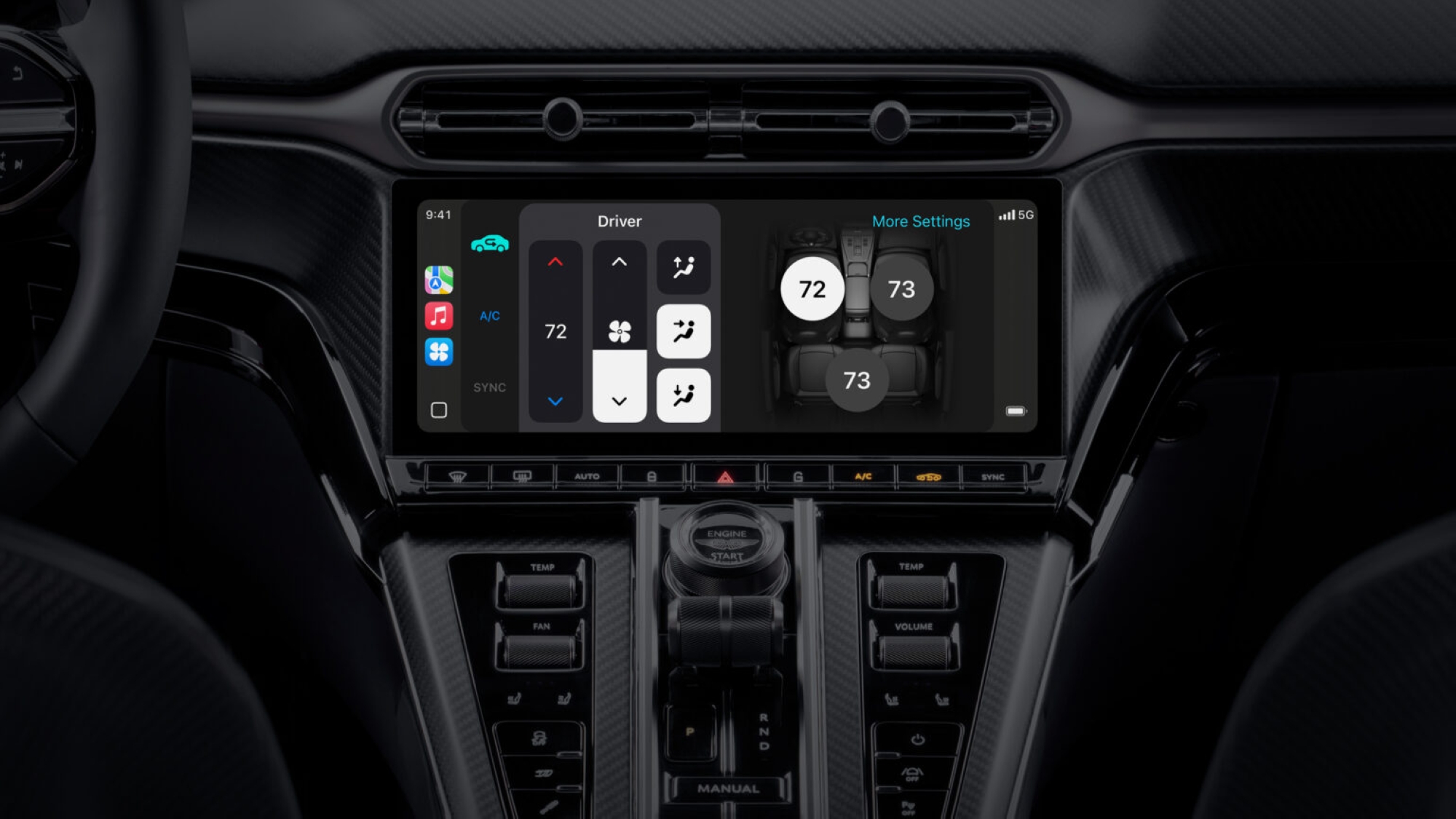 "أبل" تطلق نظام السيارات الجديد "CarPlay Ultra"