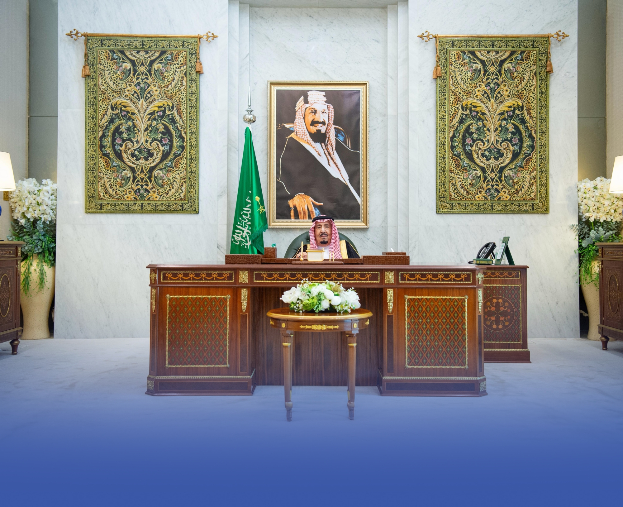 أمام الملك.. الأمراء المعينون حديثاً يؤدون القسم