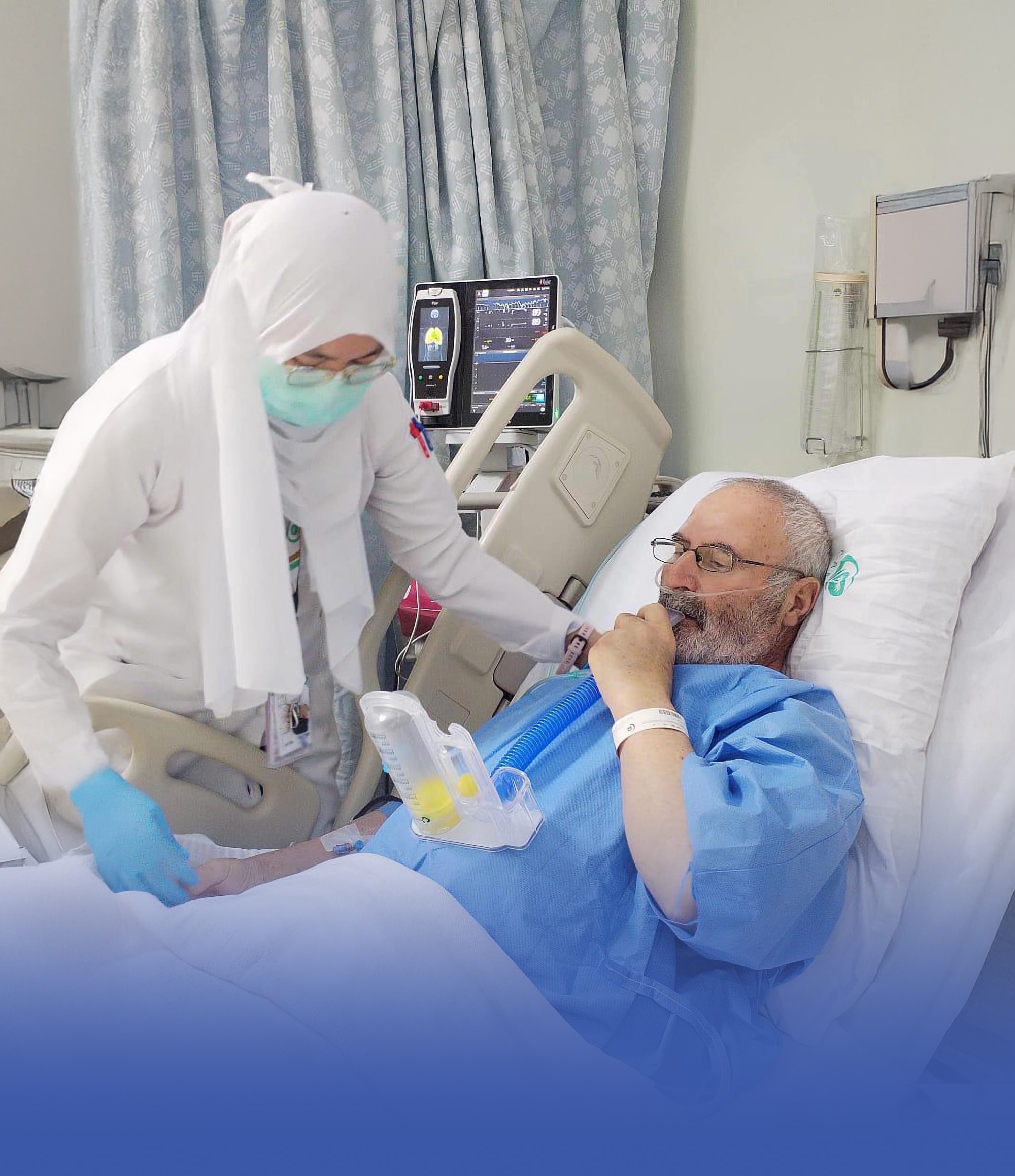 التدخّل السريع يُنقذ حاجّاً إيرانياً من جلطة قلبية
