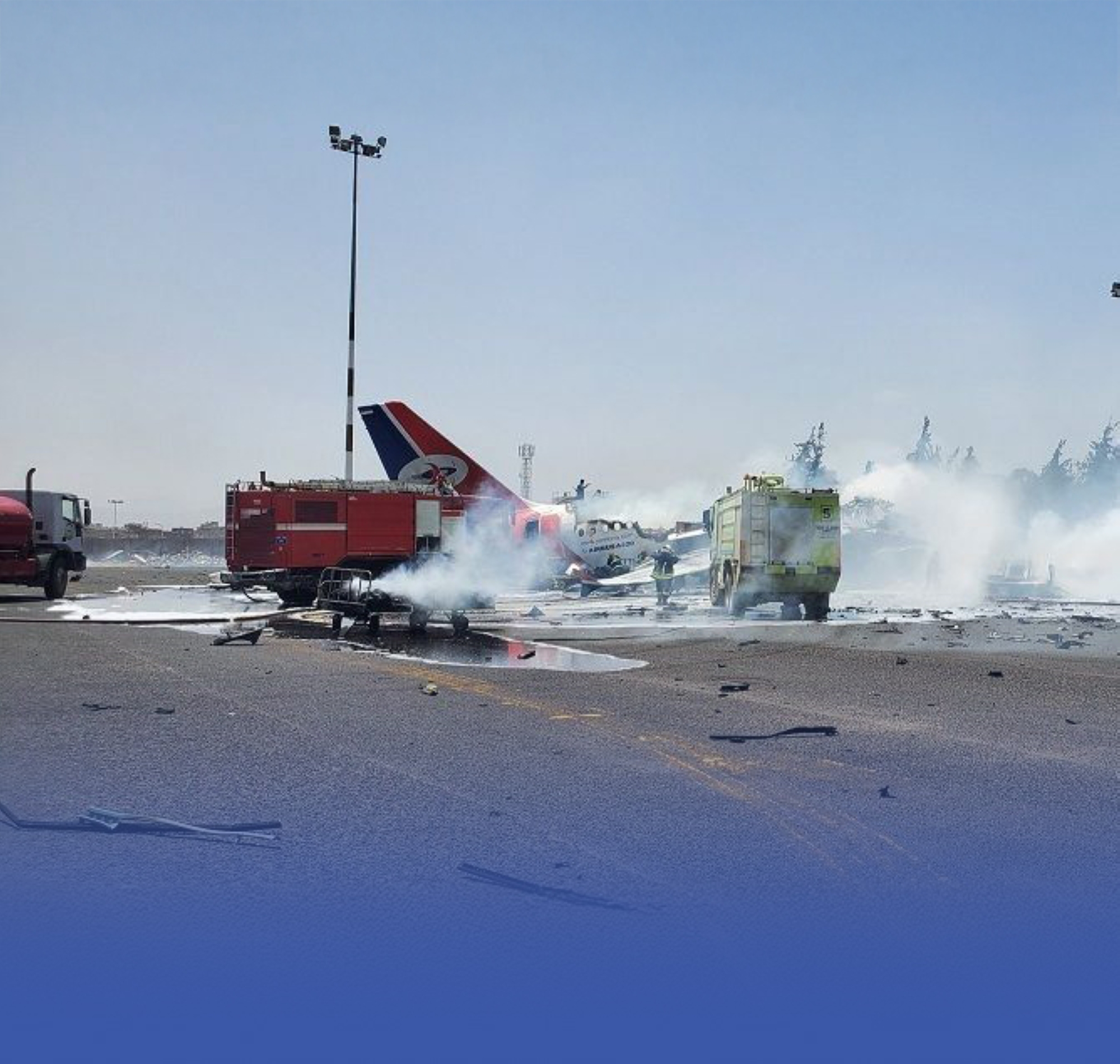 إسرائيل تدمر آخر طائرة للخطوط اليمنية بمطار صنعاء
