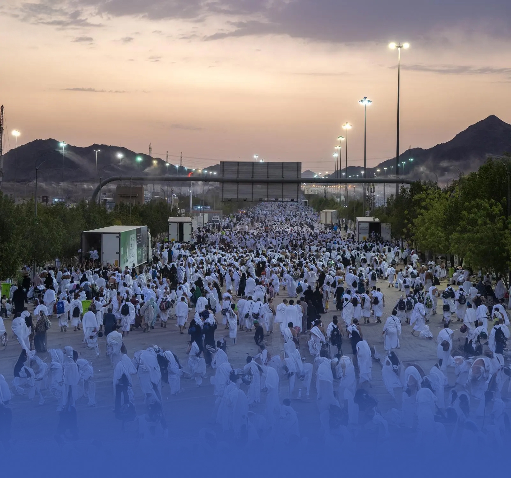 ضيوف الرحمن يستقرون في مزدلفة