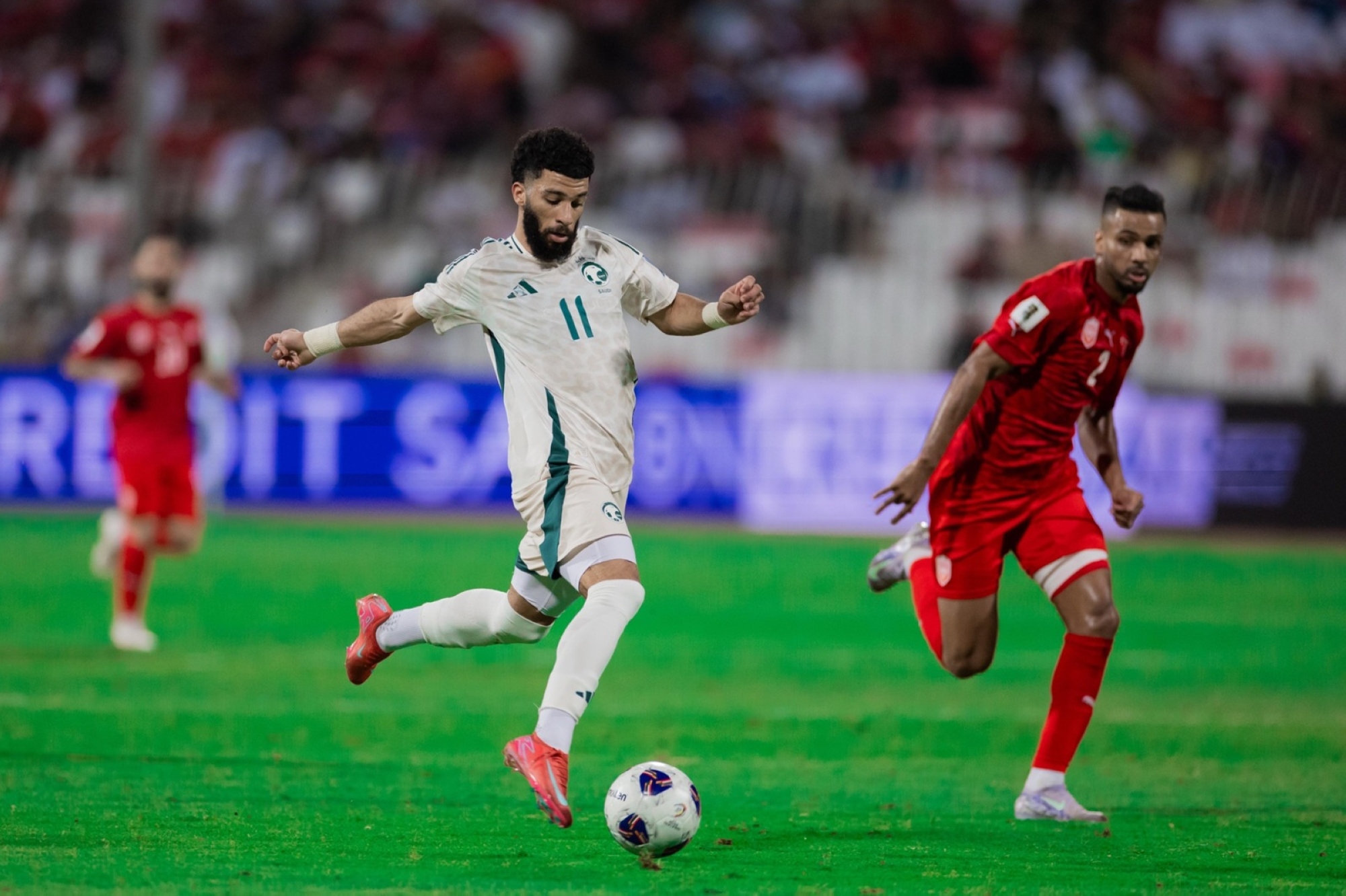 الأخضر يهزم البحرين في تصفيات المونديال