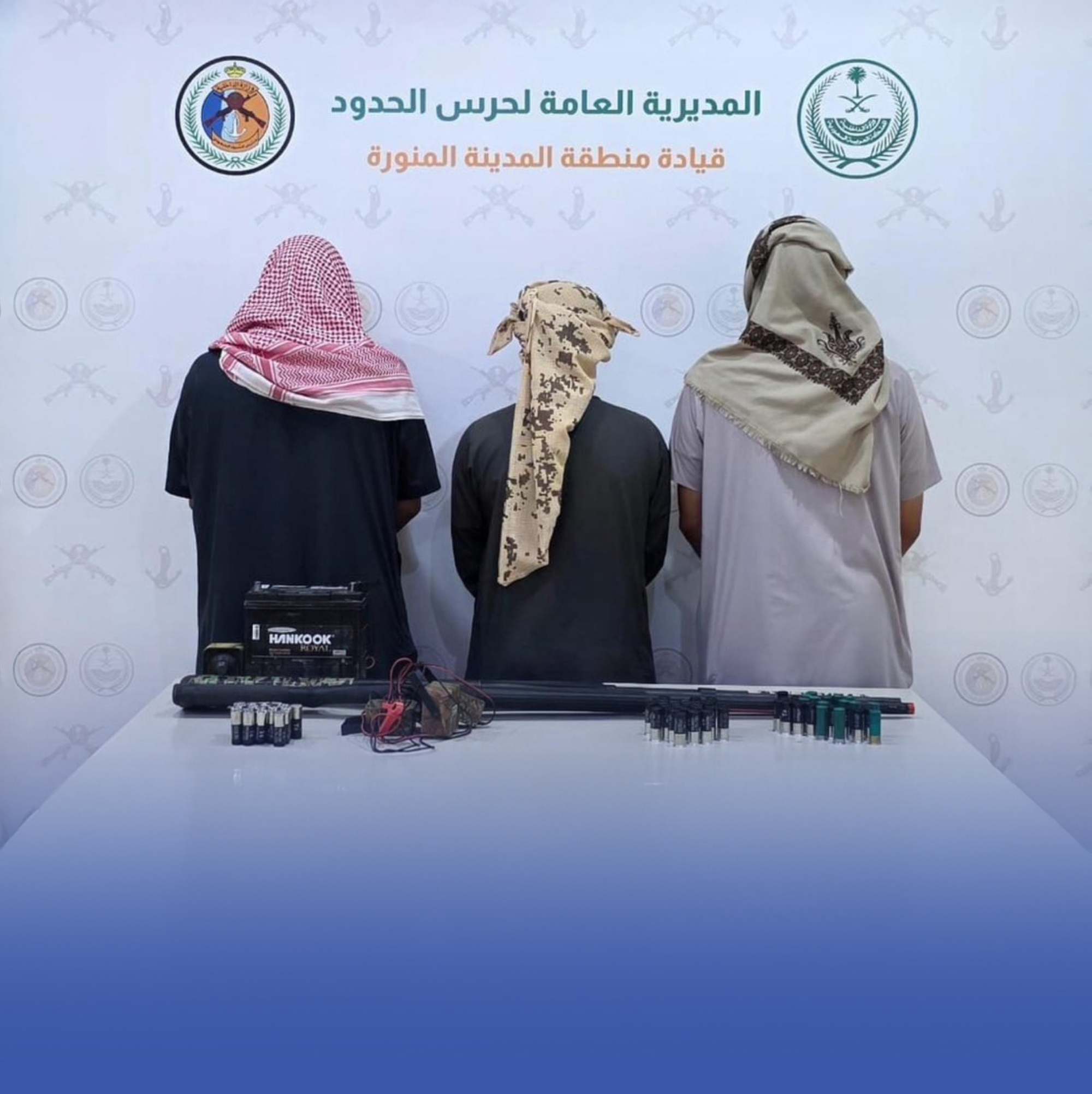 ضبط 3 أشخاص مارسوا الصيد دون ترخيص بالمدينة