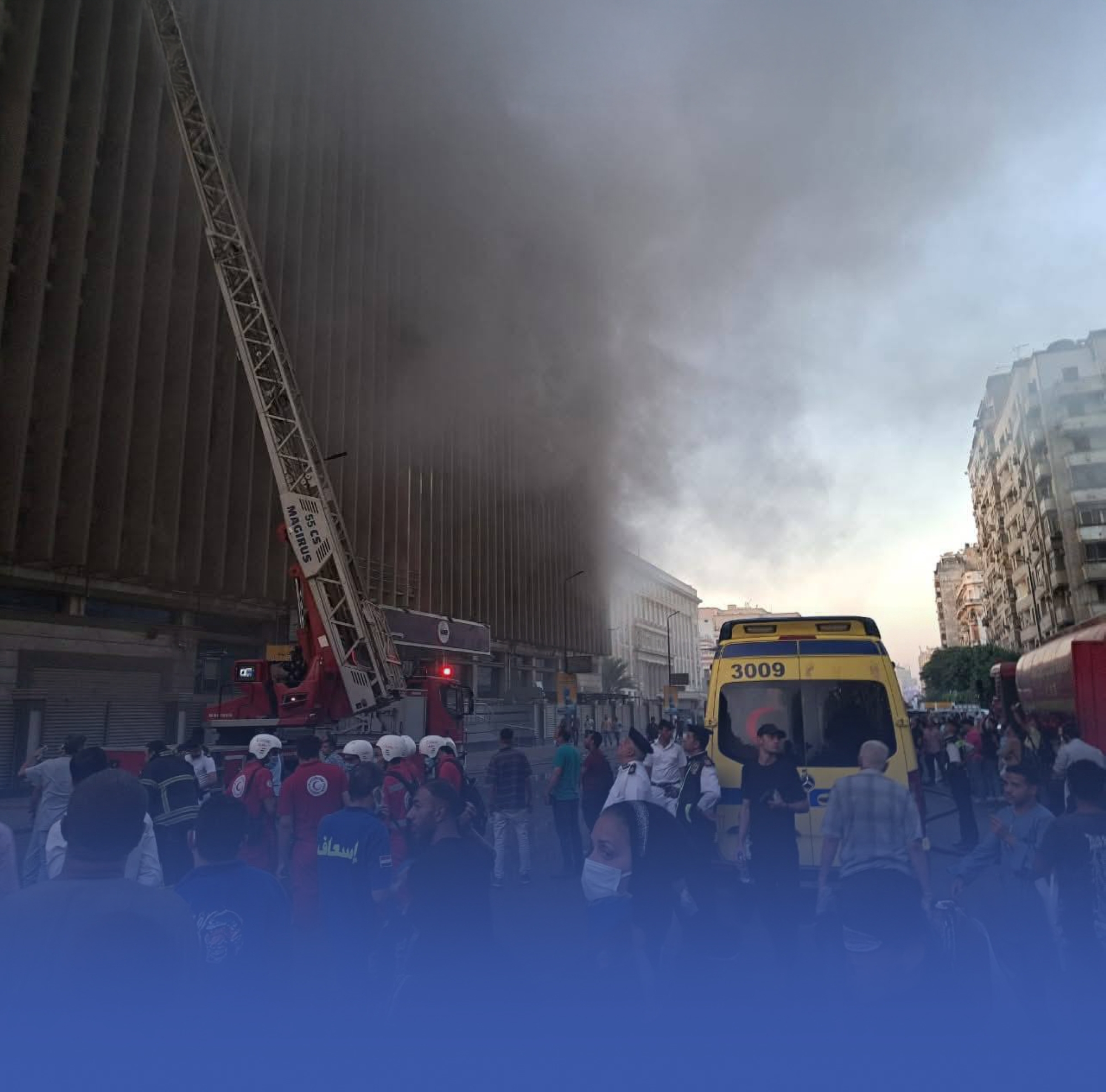 حريق سنترال رمسيس يعطل الإنترنت ويعلق عمل البورصة المصرية