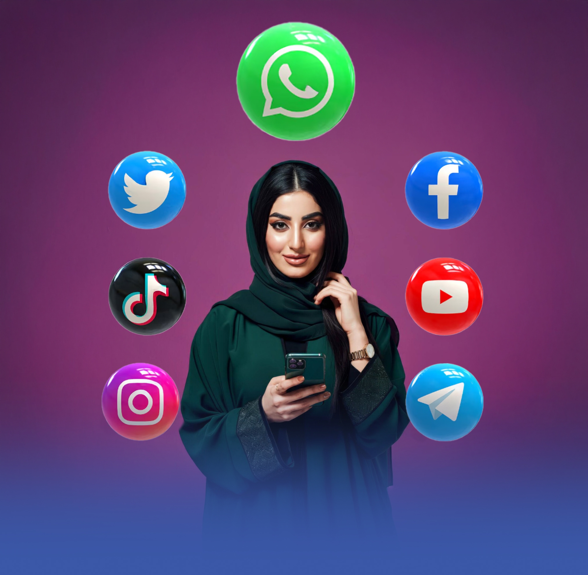99 % من السعوديين يستخدمون وسائل التواصل الاجتماعي