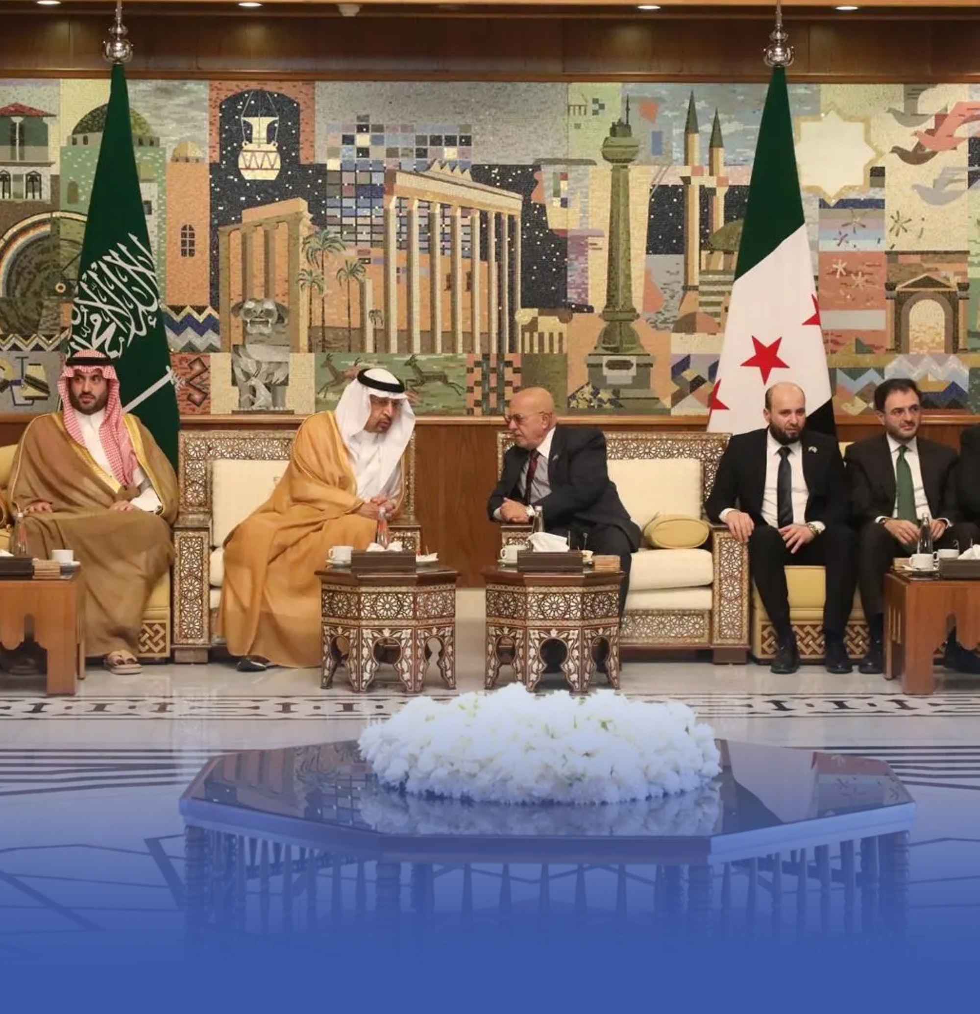 وفد استثماري سعودي رفيع يصل دمشق
