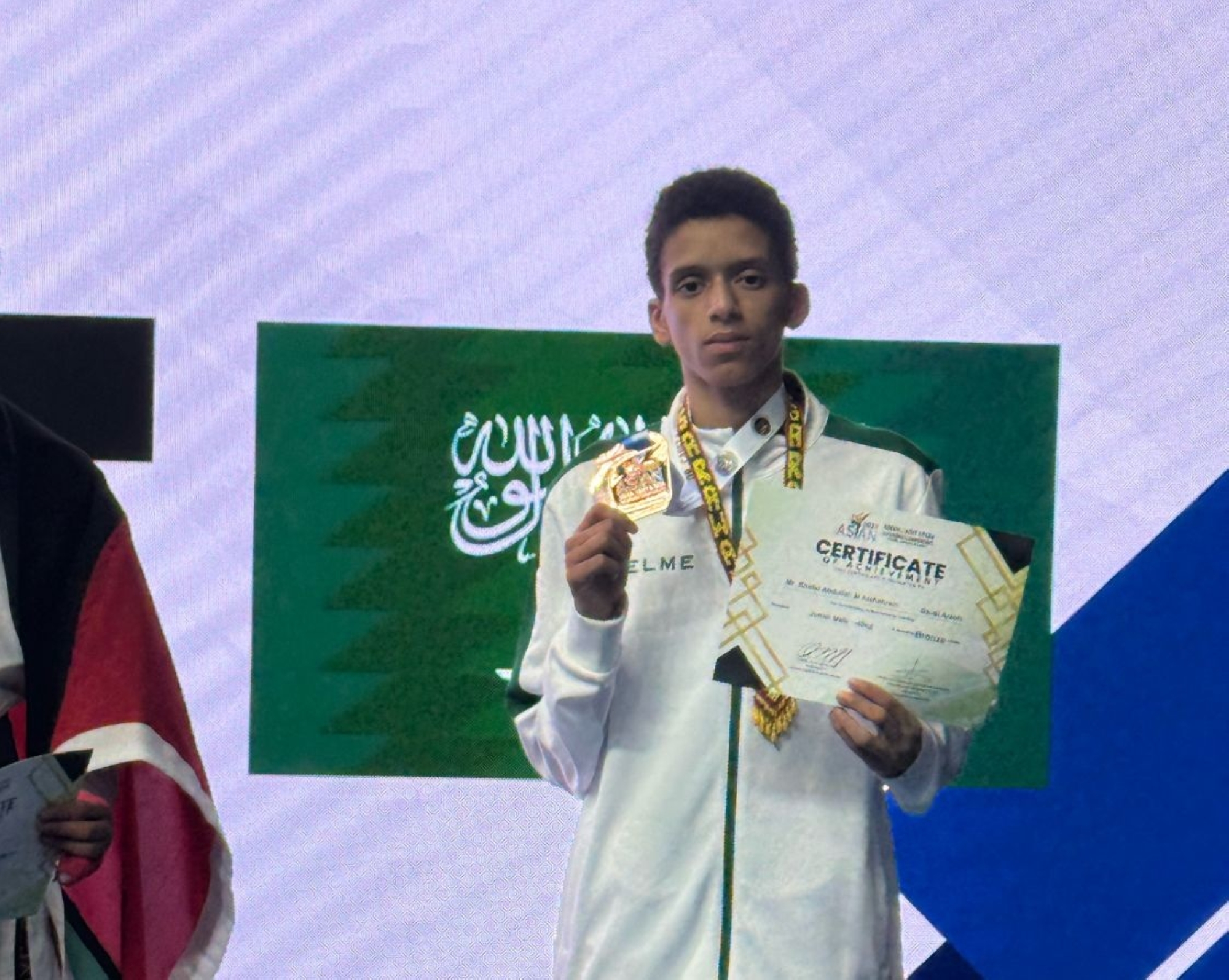 الشهراني يُتوَّج ببرونزية آسيوية في بطولة تايكوندو الشباب