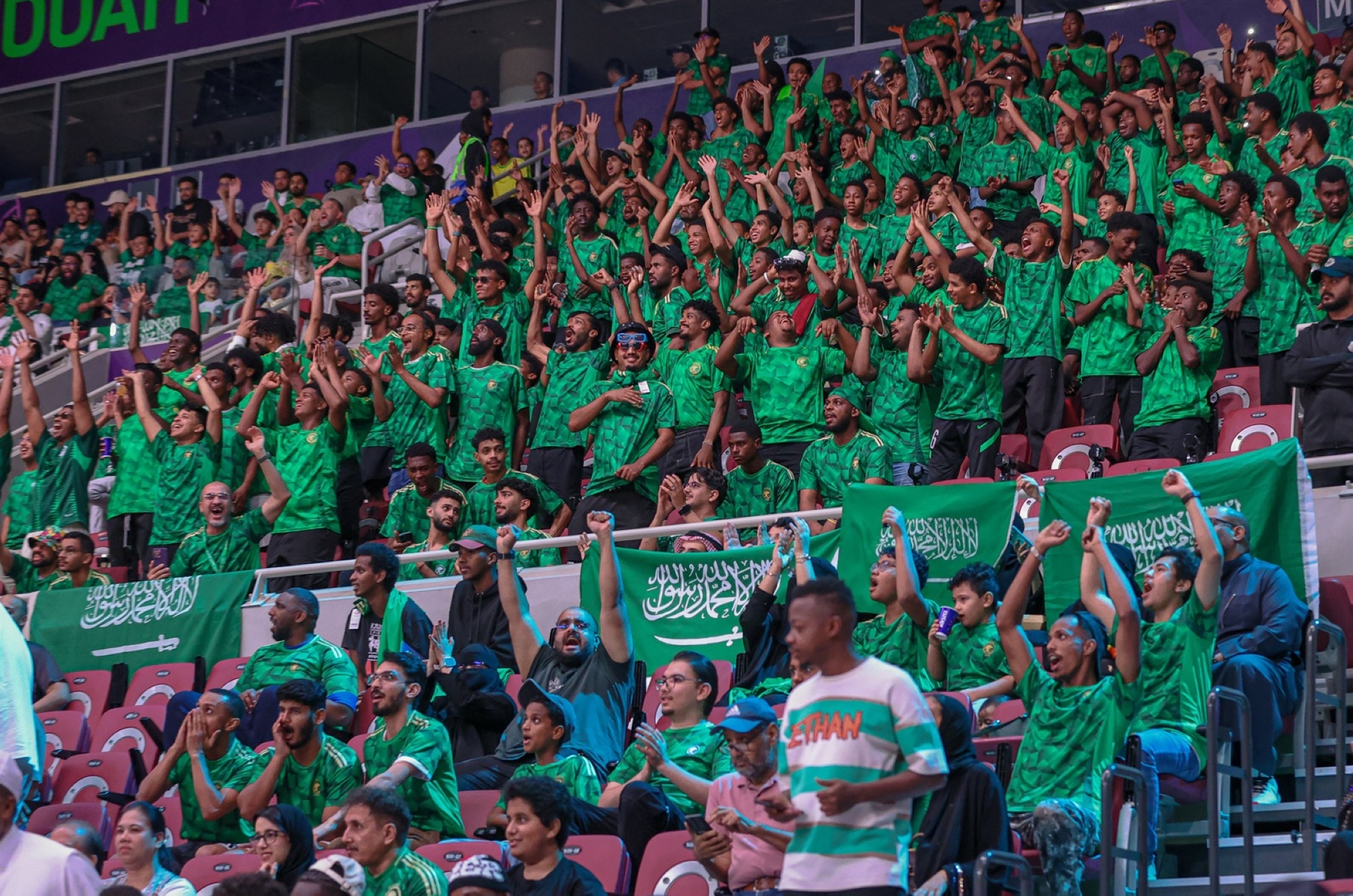 الجماهير قبل مواجهة السعودية والفلبين في كأس آسيا للسلة