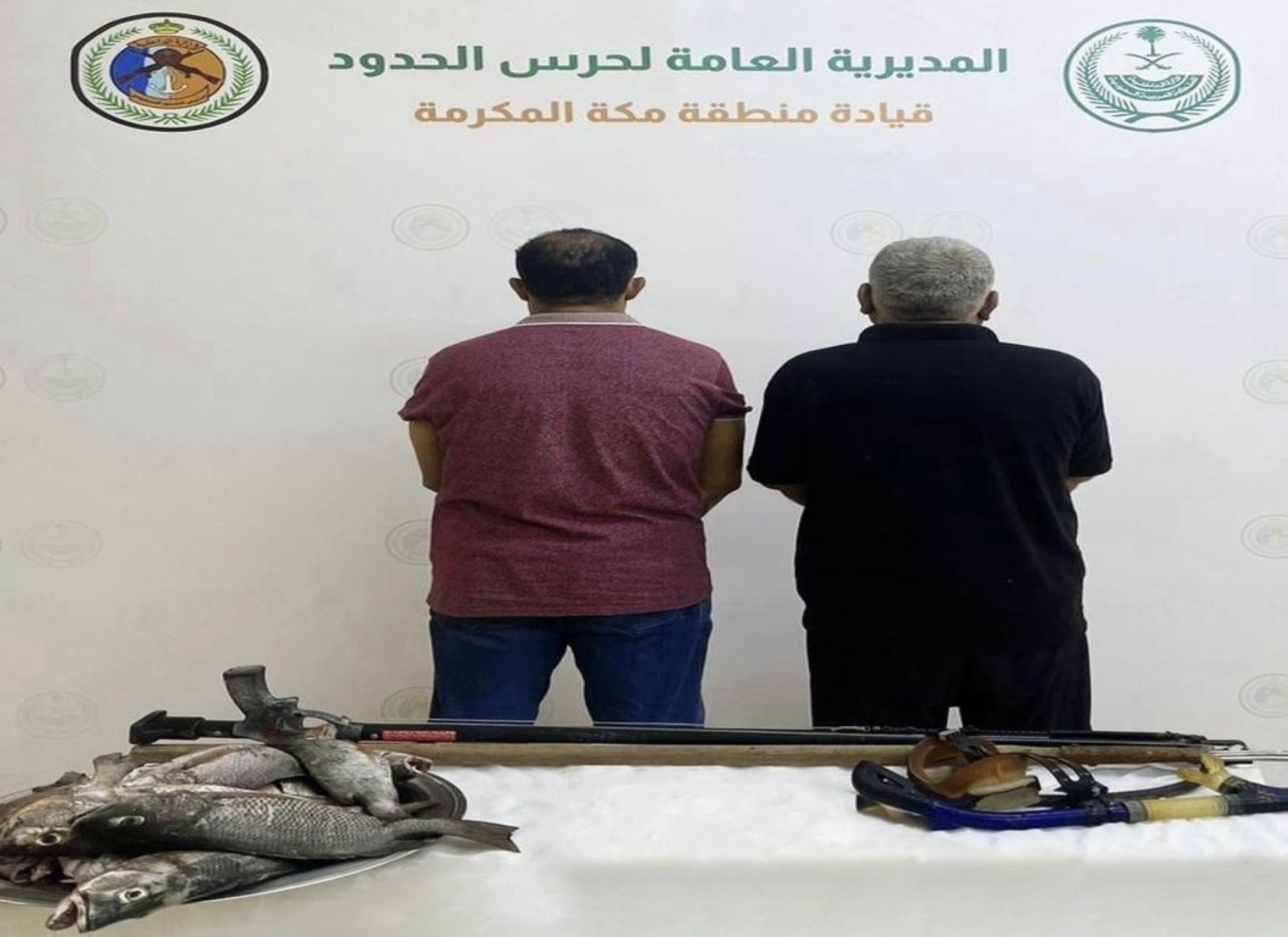 ضبط مخالفين للأنشطة البحرية في الليث