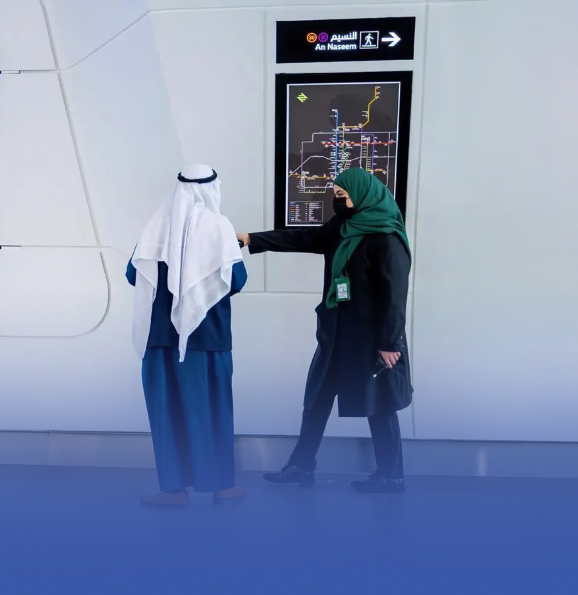 قطار الرياض يستقبل الراكب رقم 100 مليون