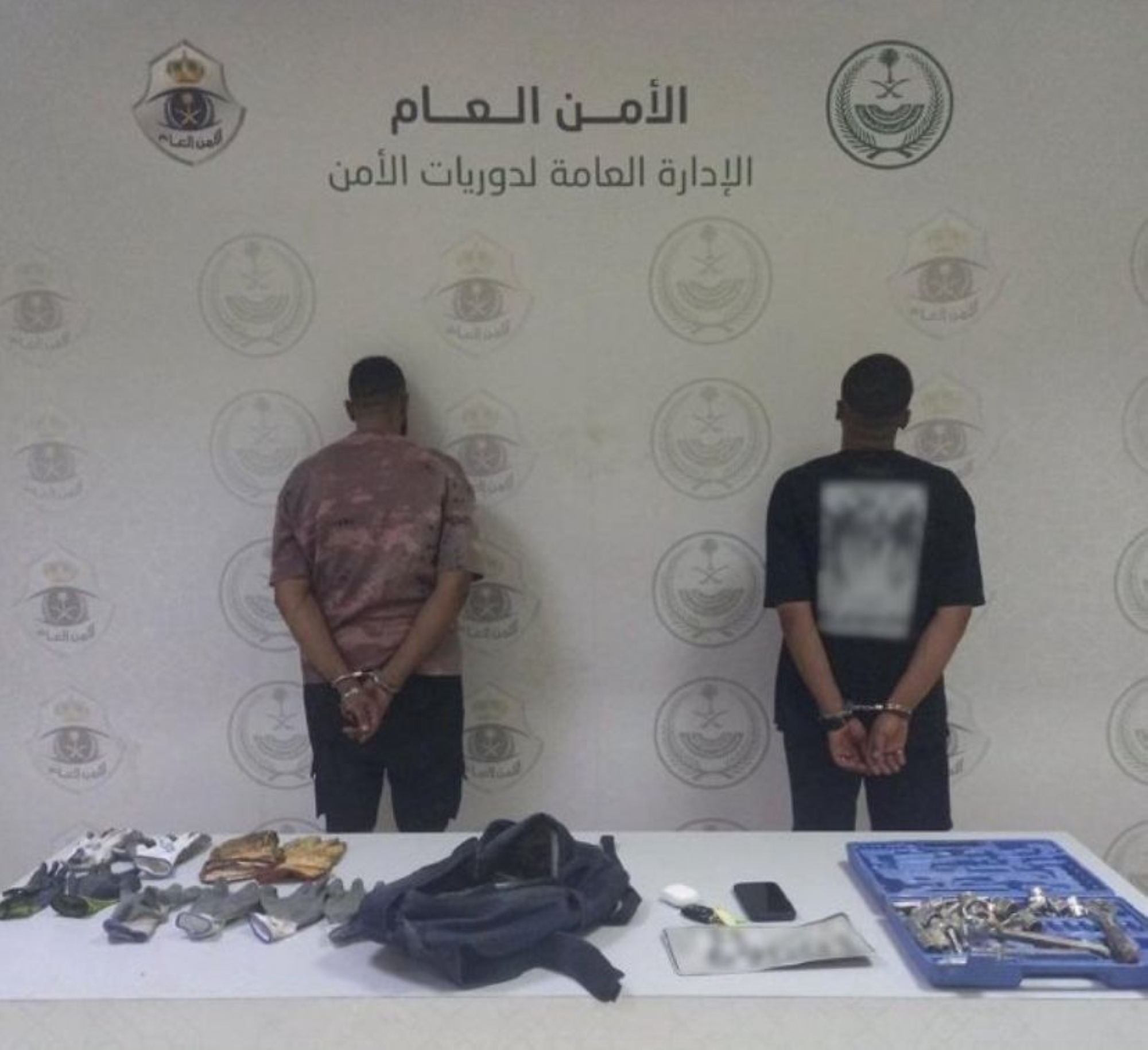 الإطاحة بمقيم ومخالف لأمن الحدود سرقا مركبتين متوقفتين