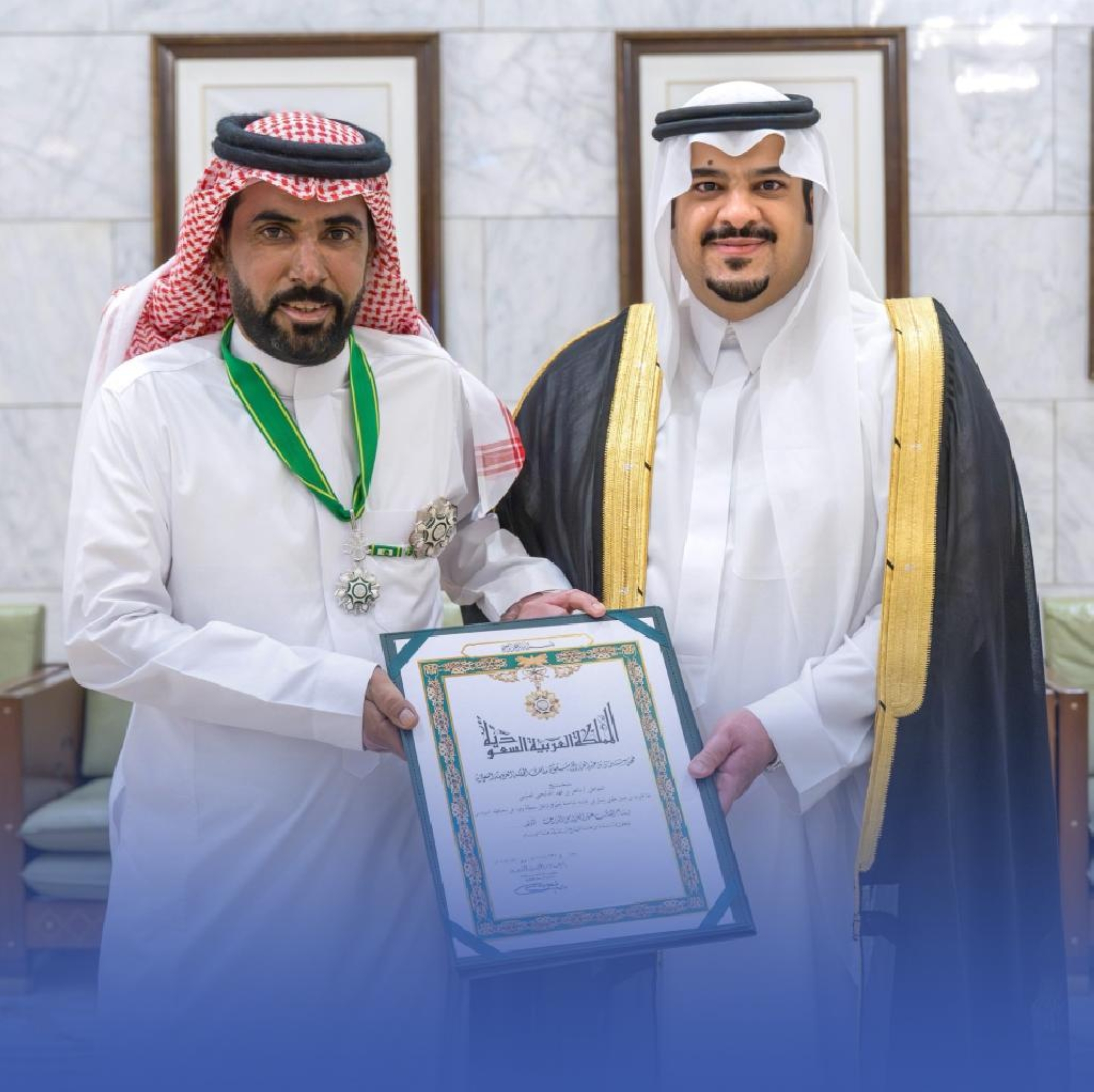 بأمر الملك.. "الدلبحي" يتسلّم وسام الملك عبدالعزيز