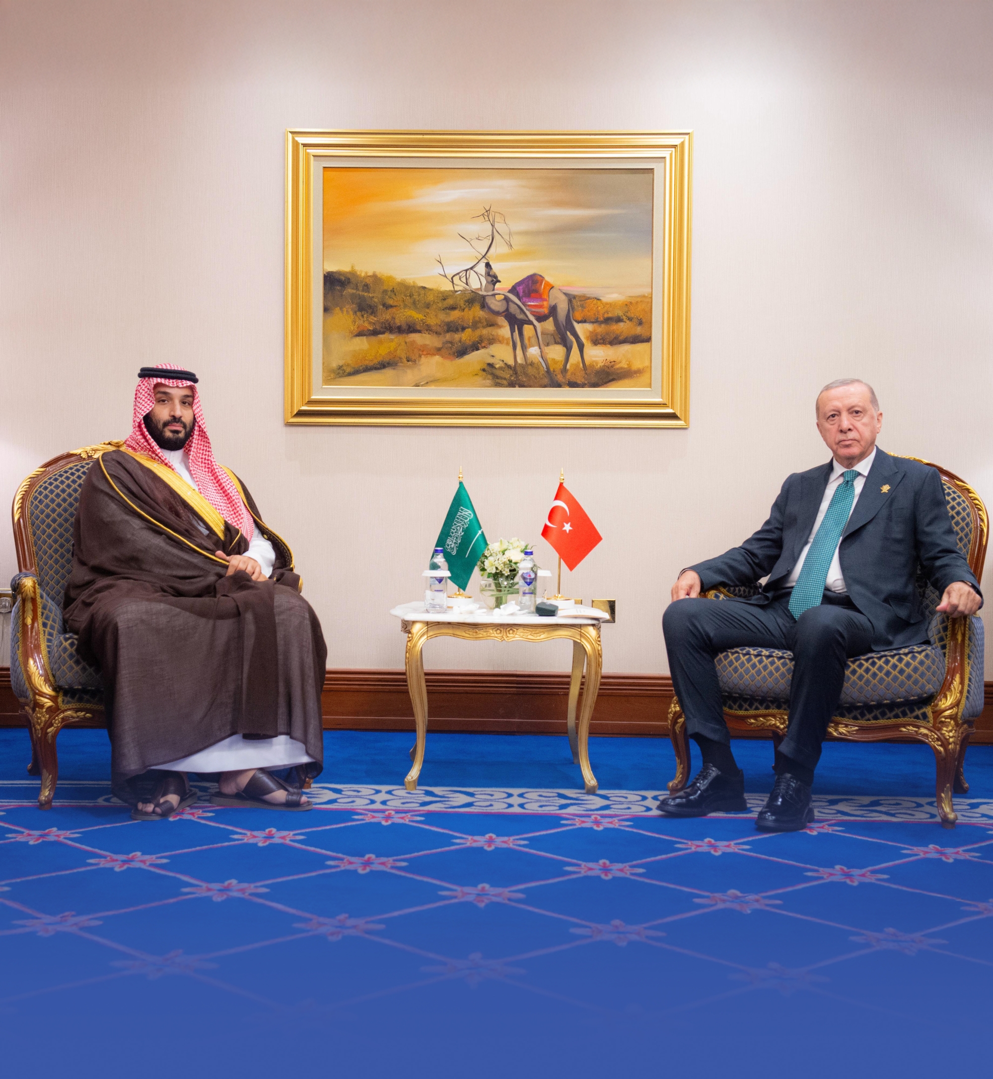 ولي العهد يلتقي عددًا من القادة العرب والإسلاميين