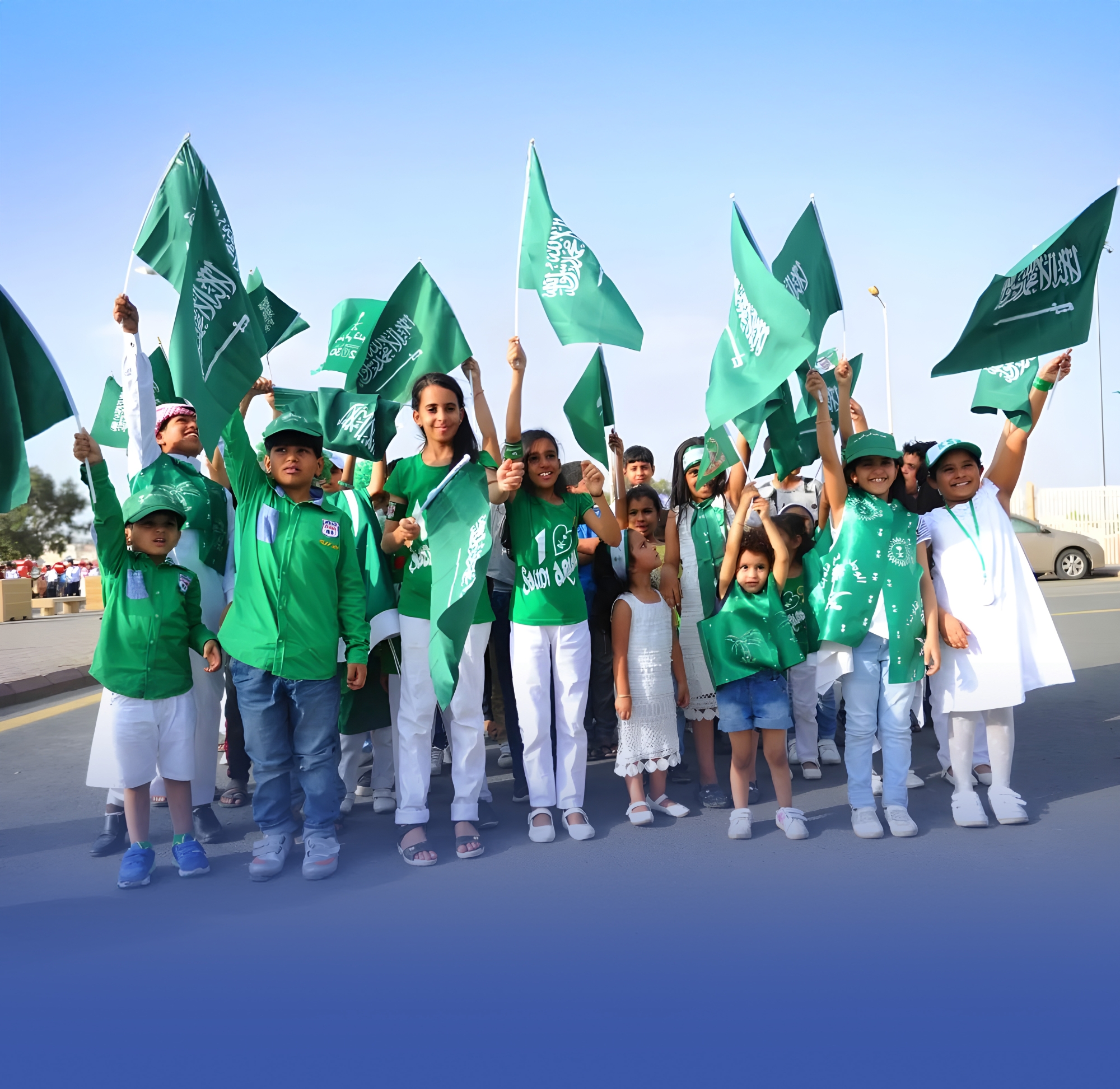 الرياض تتوشح بالفرح في احتفالات اليوم الوطني
