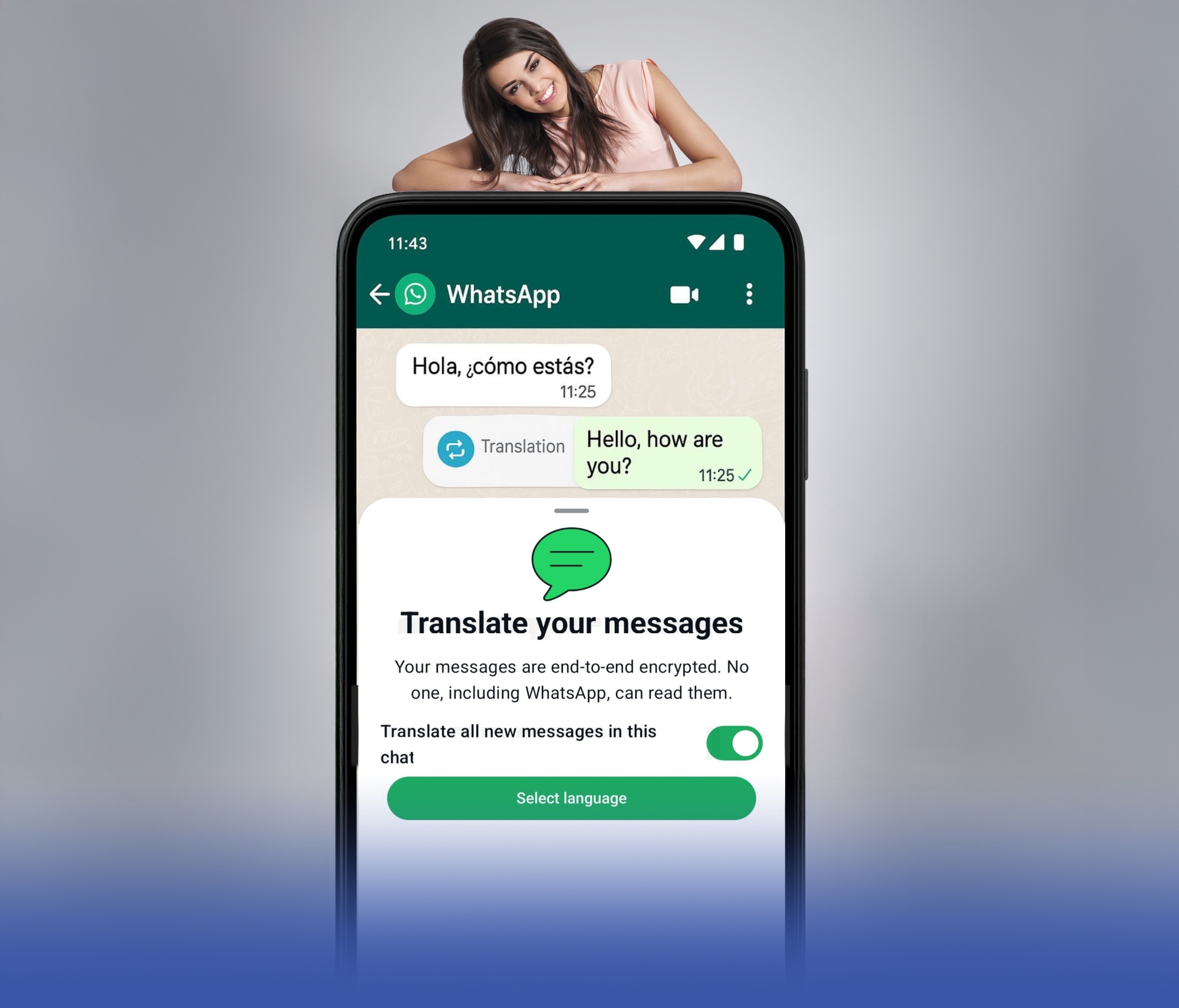واتساب تطلق ميزة ترجمة الرسائل مباشرة داخل المحادثات