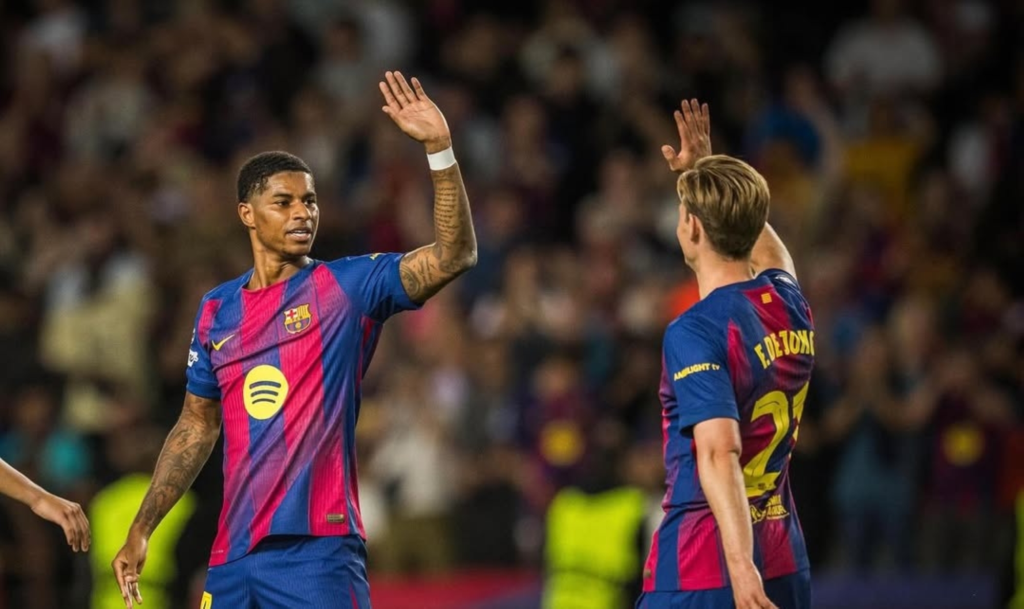 راشفورد يأمل الاستمرار مع برشلونة بعد انتهاء إعارته من يونايتد