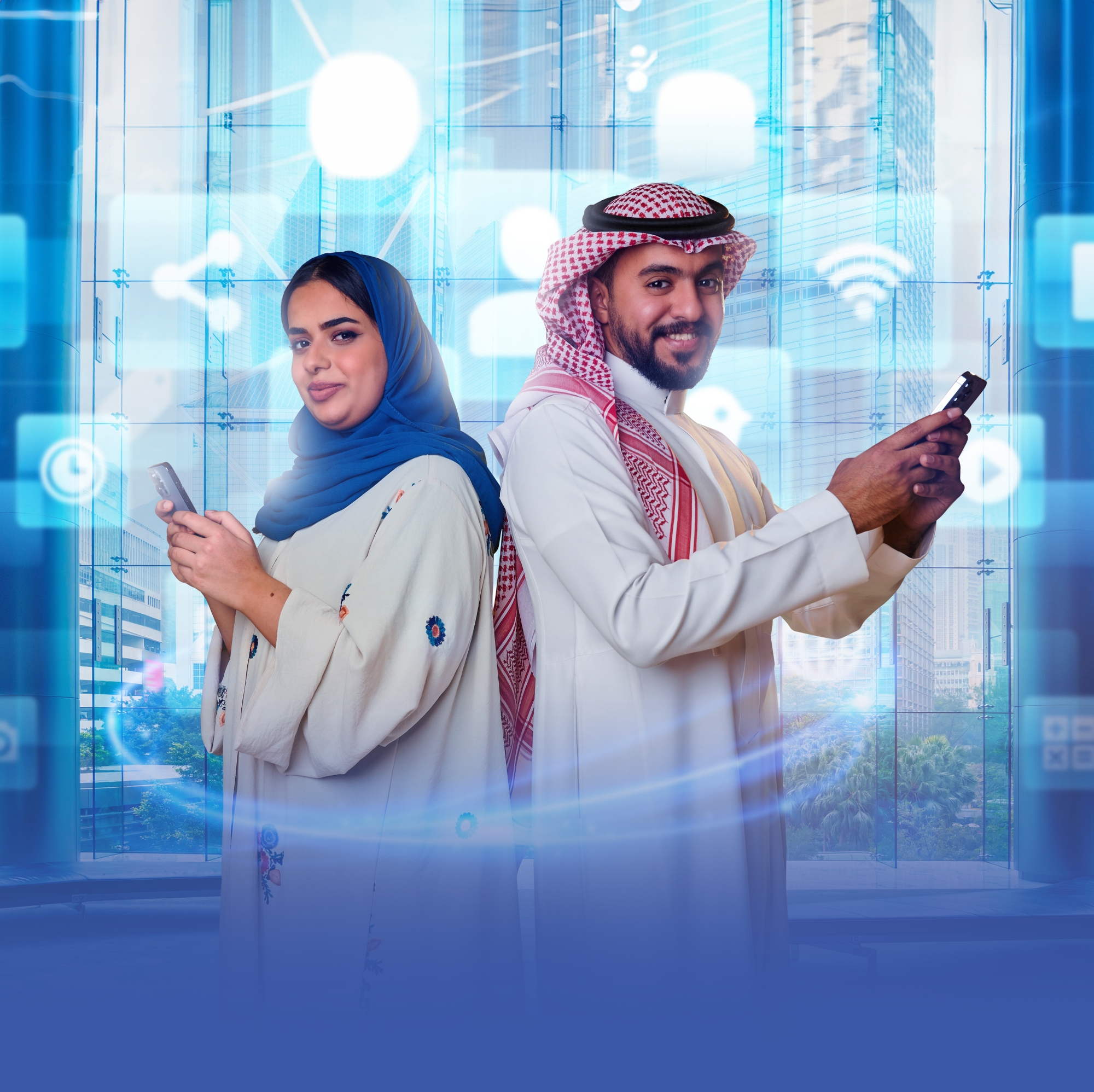 88.3 % ارتفاعاً بمؤشر التحوُّل الرقمي للجهات الحكومية