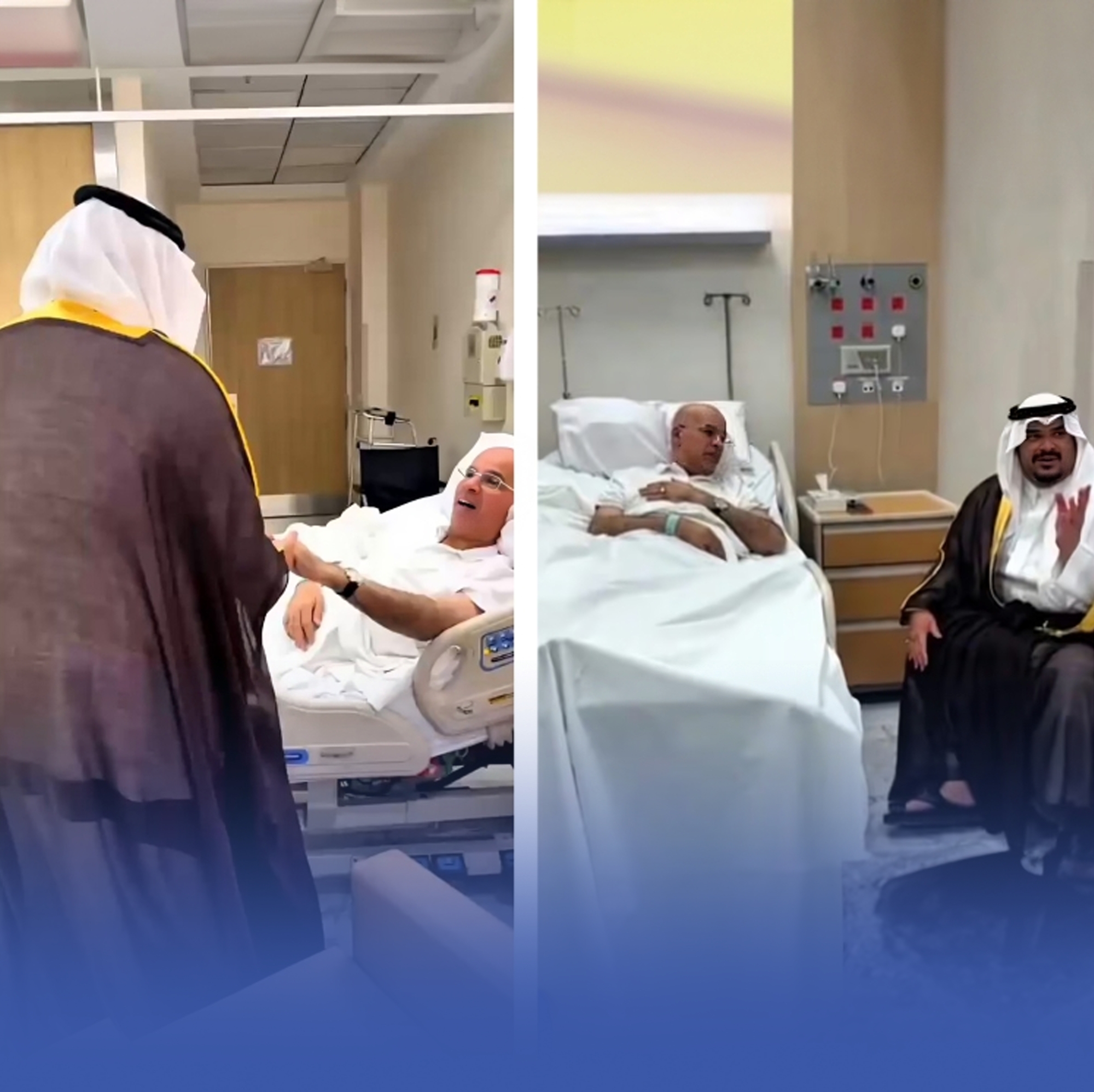 نائب أمير الرياض يطمئن على الإعلامي طارق الحميد