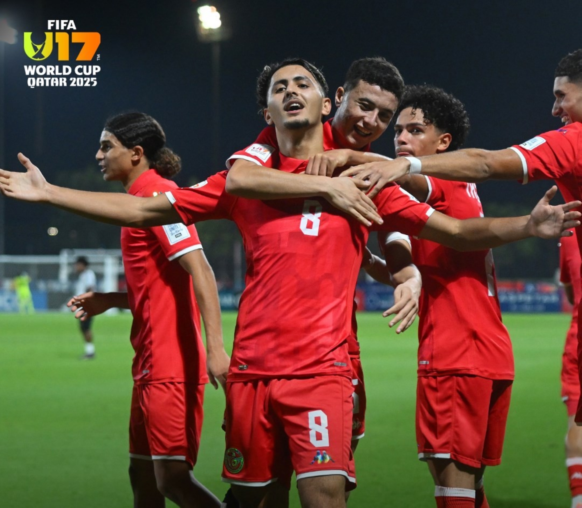 تونس تضمن التأهل لدور 32 في كأس العالم تحت 17 عامًا