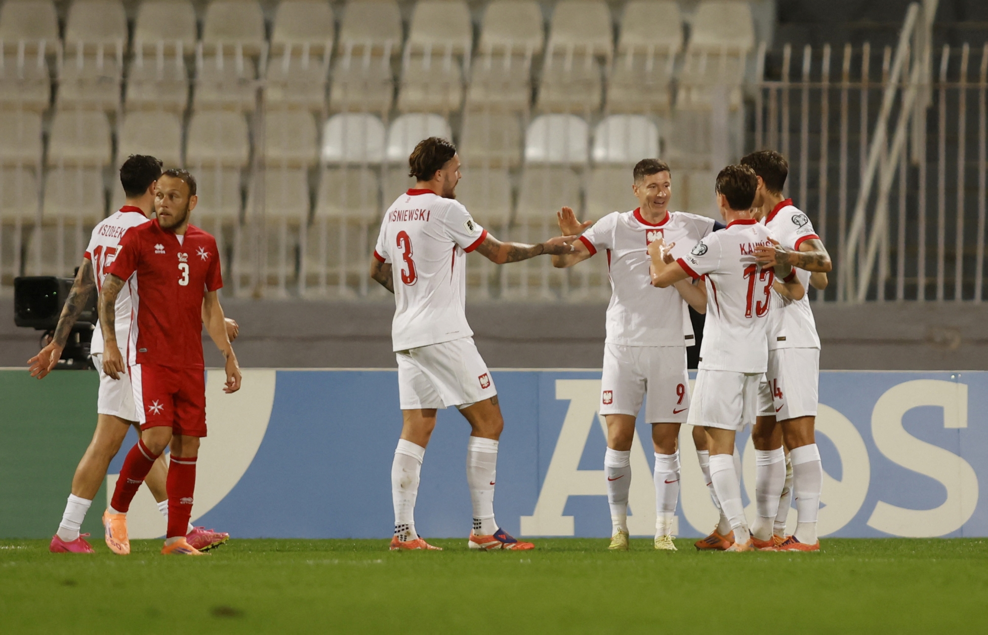 بولندا تفوز على مالطا وتتأهل إلى الملحق المؤهل لكأس العالم 2026