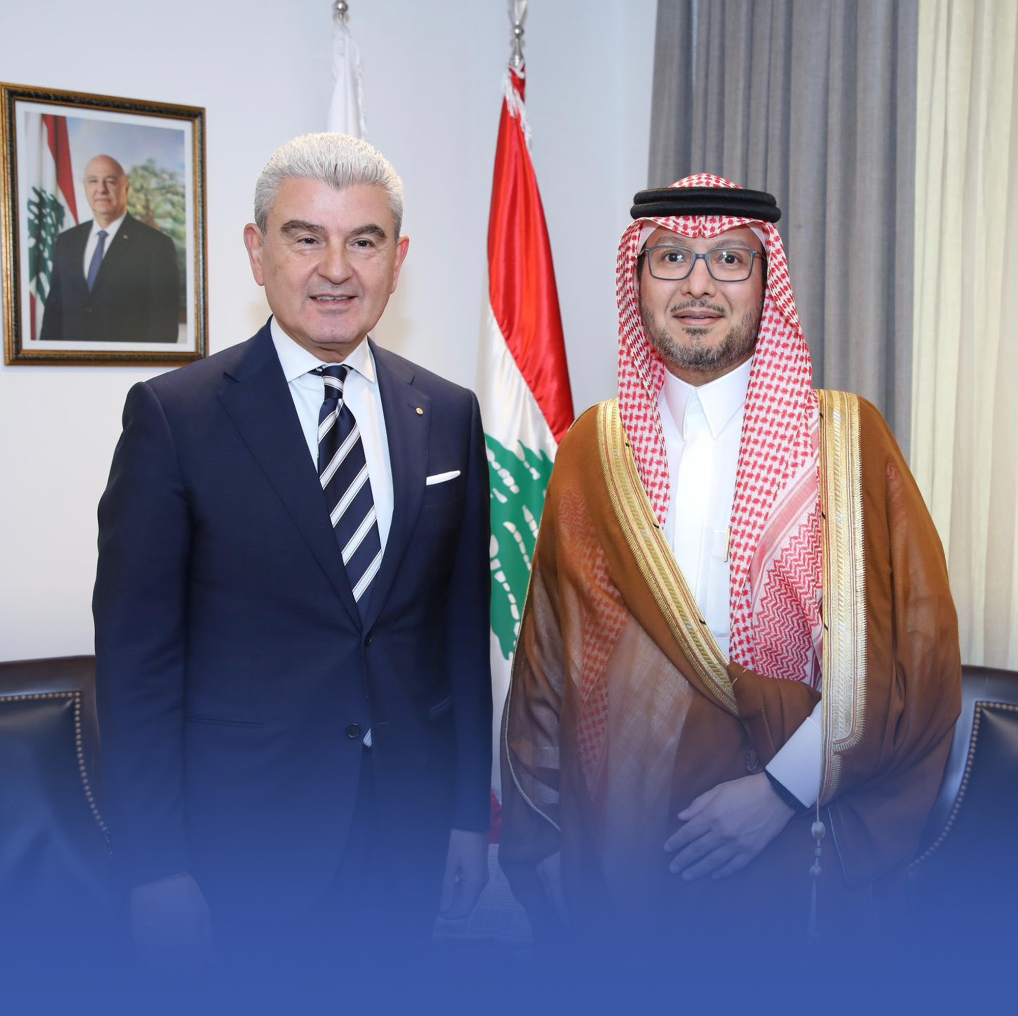 بخاري يبحث استئناف الصادرات اللبنانية إلى المملكة