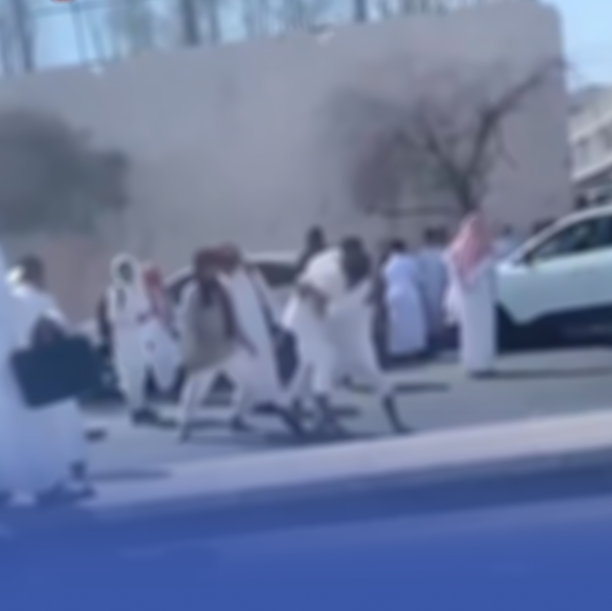 القبض على 8 أشخاص تشاجروا أمام مدرسة بالرياض