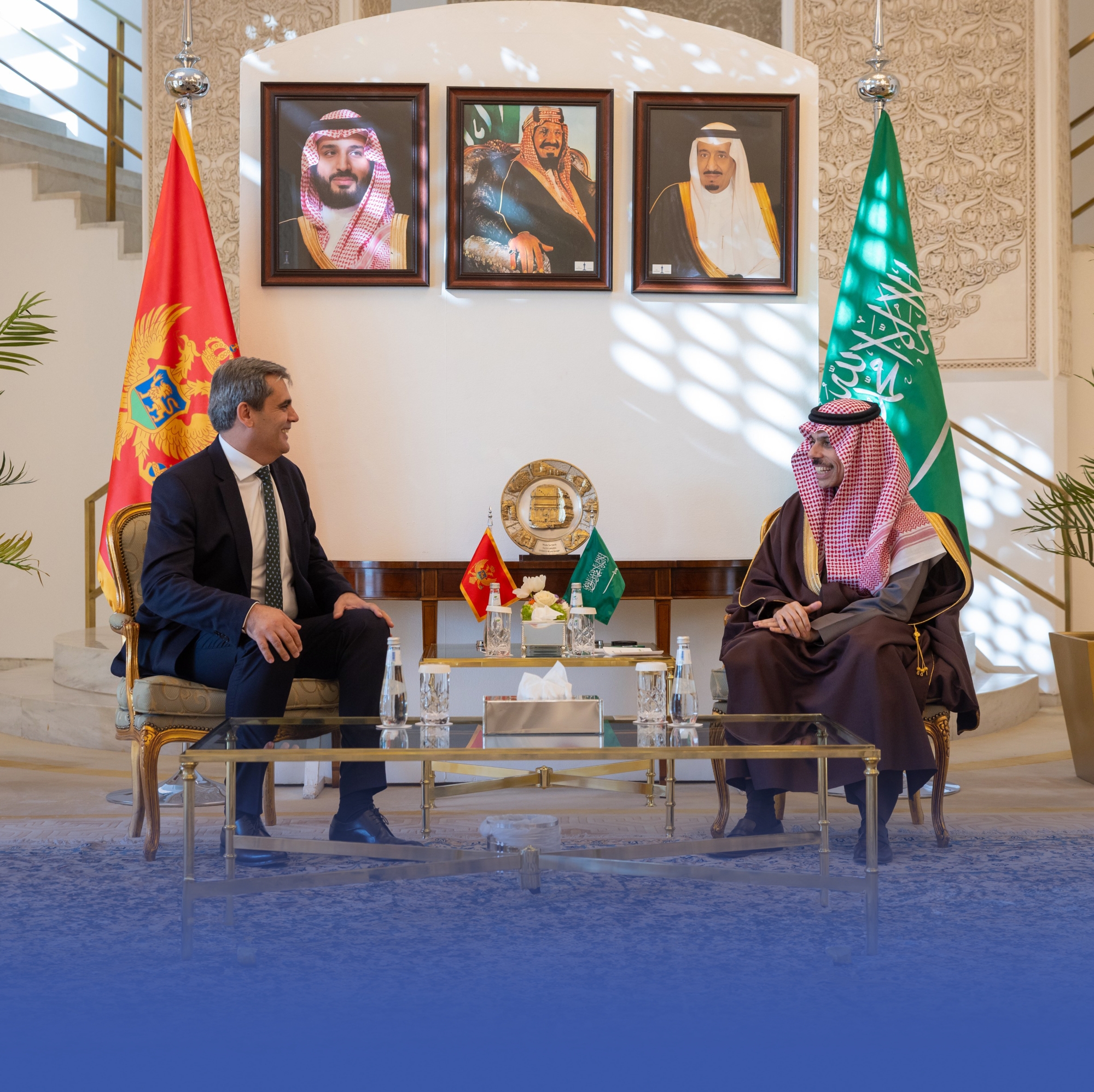 فيصل بن فرحان يستقبل وزير خارجية الجبل الأسود