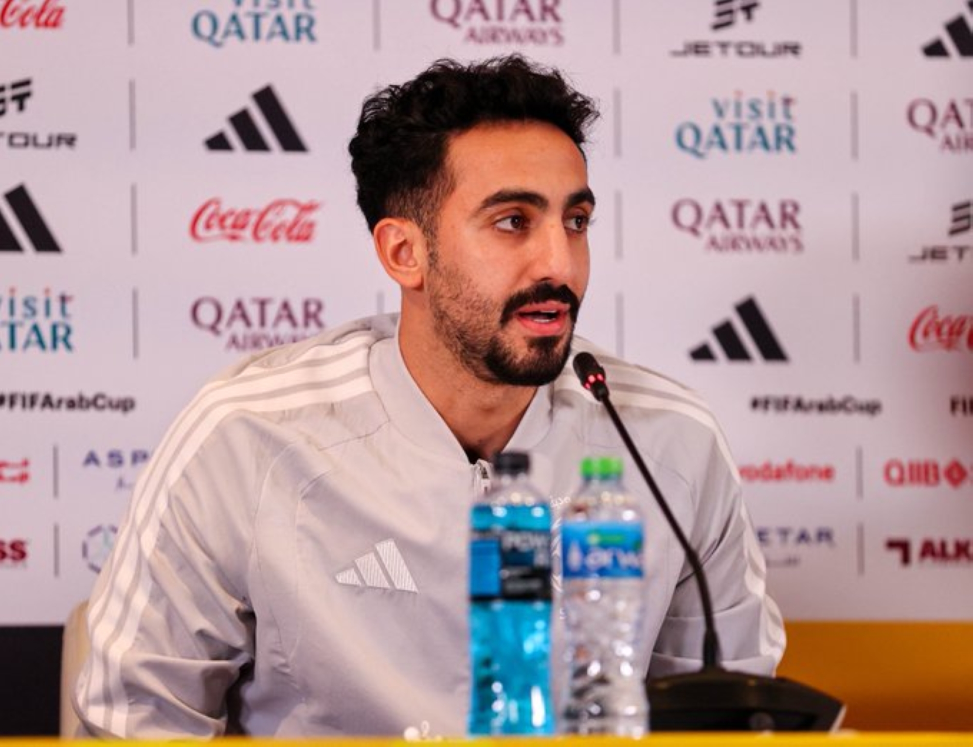 نواف العقيدي: نطمح لبداية قوية في كأس العرب أمام عُمان