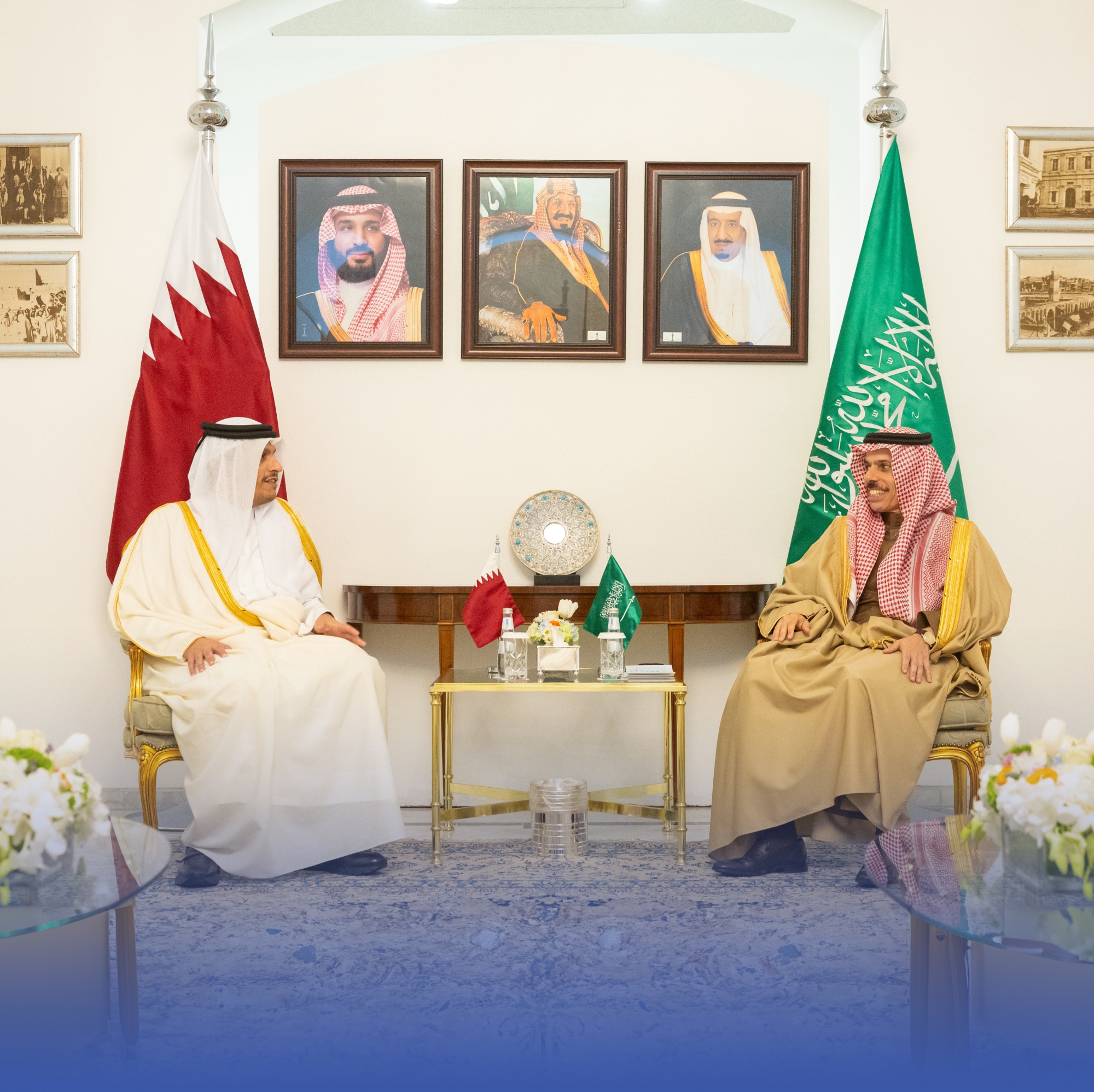 بن فرحان وآل ثاني يرأسان اللجنة التنفيذية السعودية القطرية