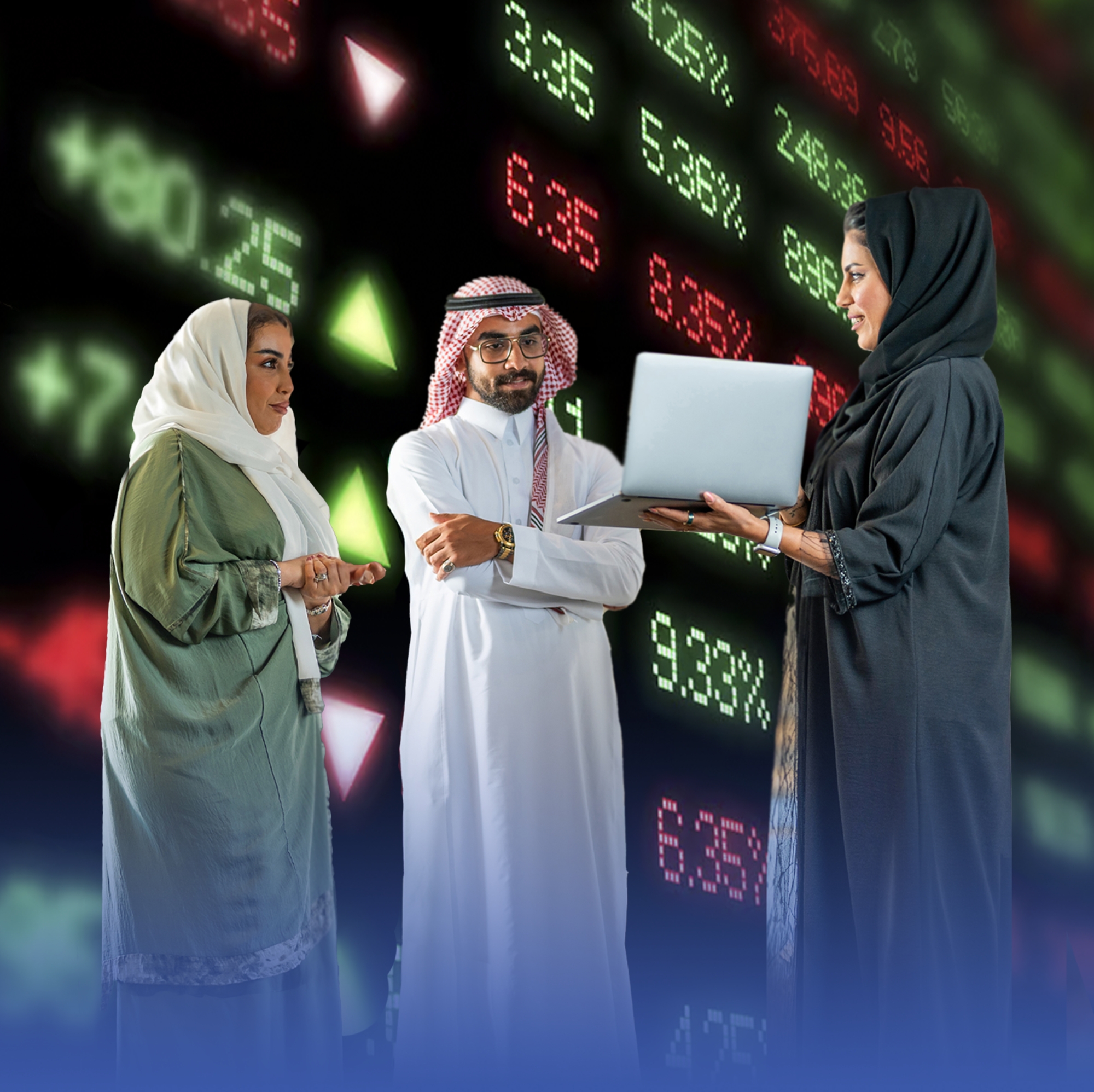 تاسي أخضر بنهاية تعاملات الأسبوع بسيولة 4.4 مليار ريال