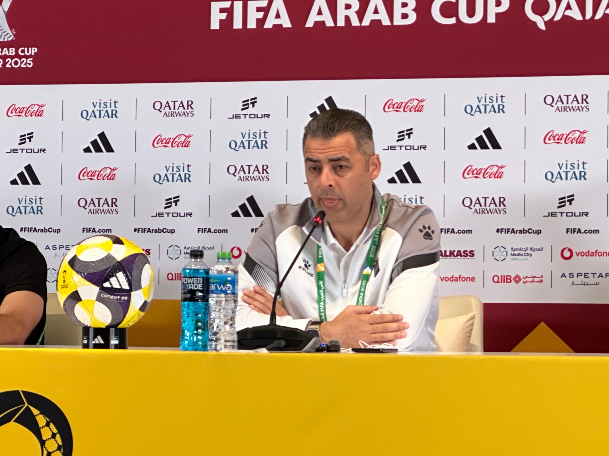 مدرب المنتخب الفلسطيني: مواجهة الأخضر صعبة.. وكل عناصره مميزة