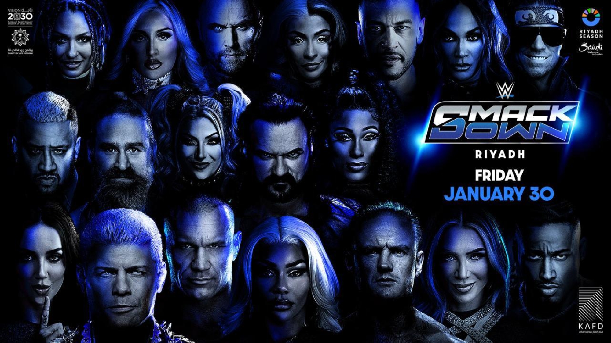 تركي آل الشيخ يعلن طرح تذاكر عرضي "WWE SmackDown وRoyal Rumbl"