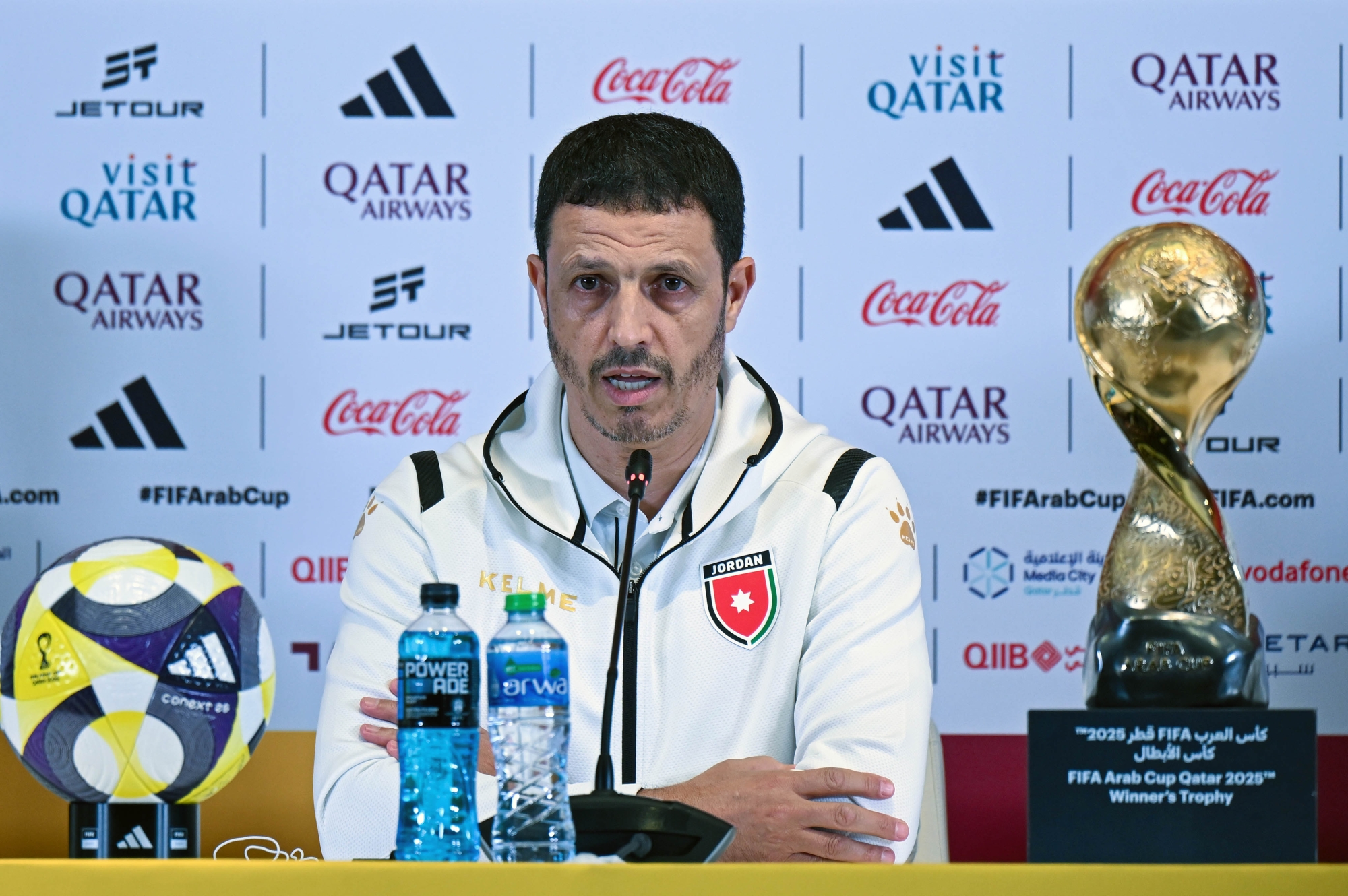السلامي: لاعبو المغرب أبنائي .. وغداً معركة اللقب للأردن